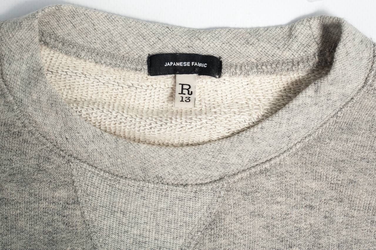 R13 R13 Grunge Sweatshirt Dress in Heather Size M / US 6-8 / IT 42-44 - 3 Thumbnail