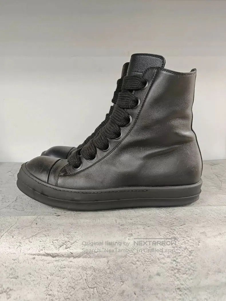 Rick Owens Rick Owens Black High Top Sneakers. Size US 10.5 / EU 43-44 - 2 Thumbnail