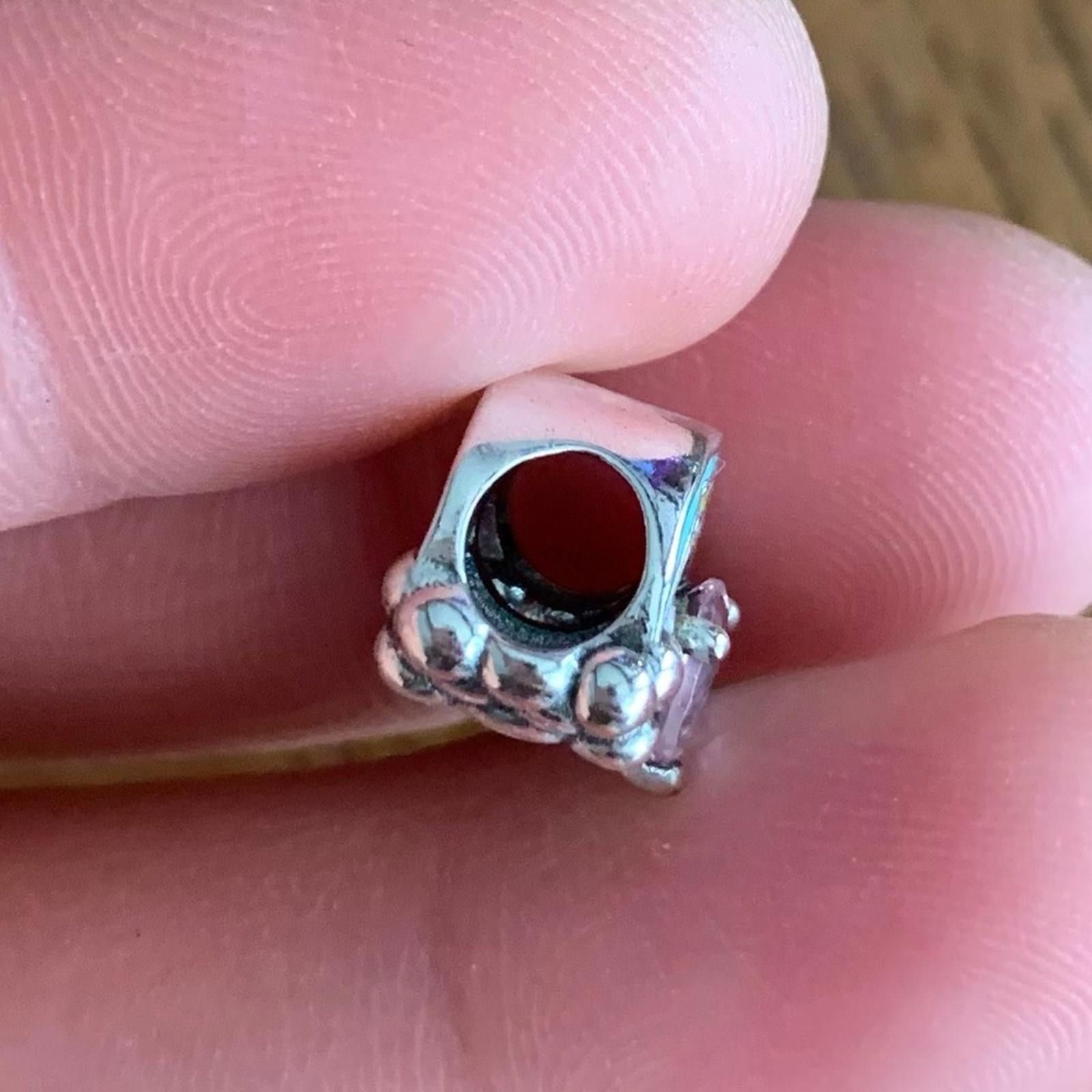 Other NWOT Rainbow Embraces Heart Gem Charm Sterling Silver 925 Size ONE SIZE - 7 Thumbnail