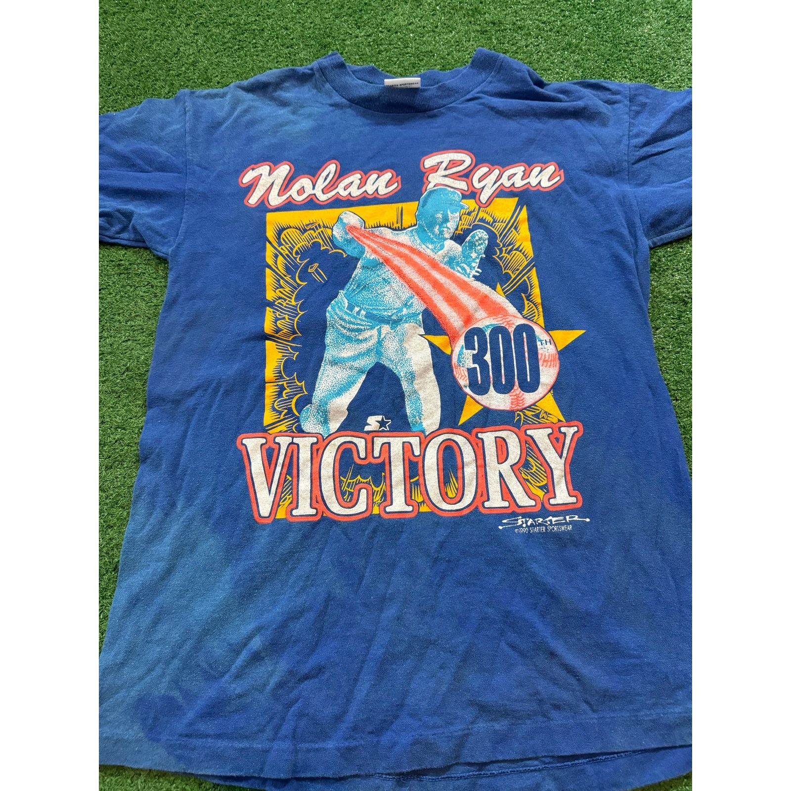 MLB Nolan Ryan Texas Rangers 300 win Youth Tee M Vintage Size US M / EU 48-50 / 2 - 1 Thumbnail