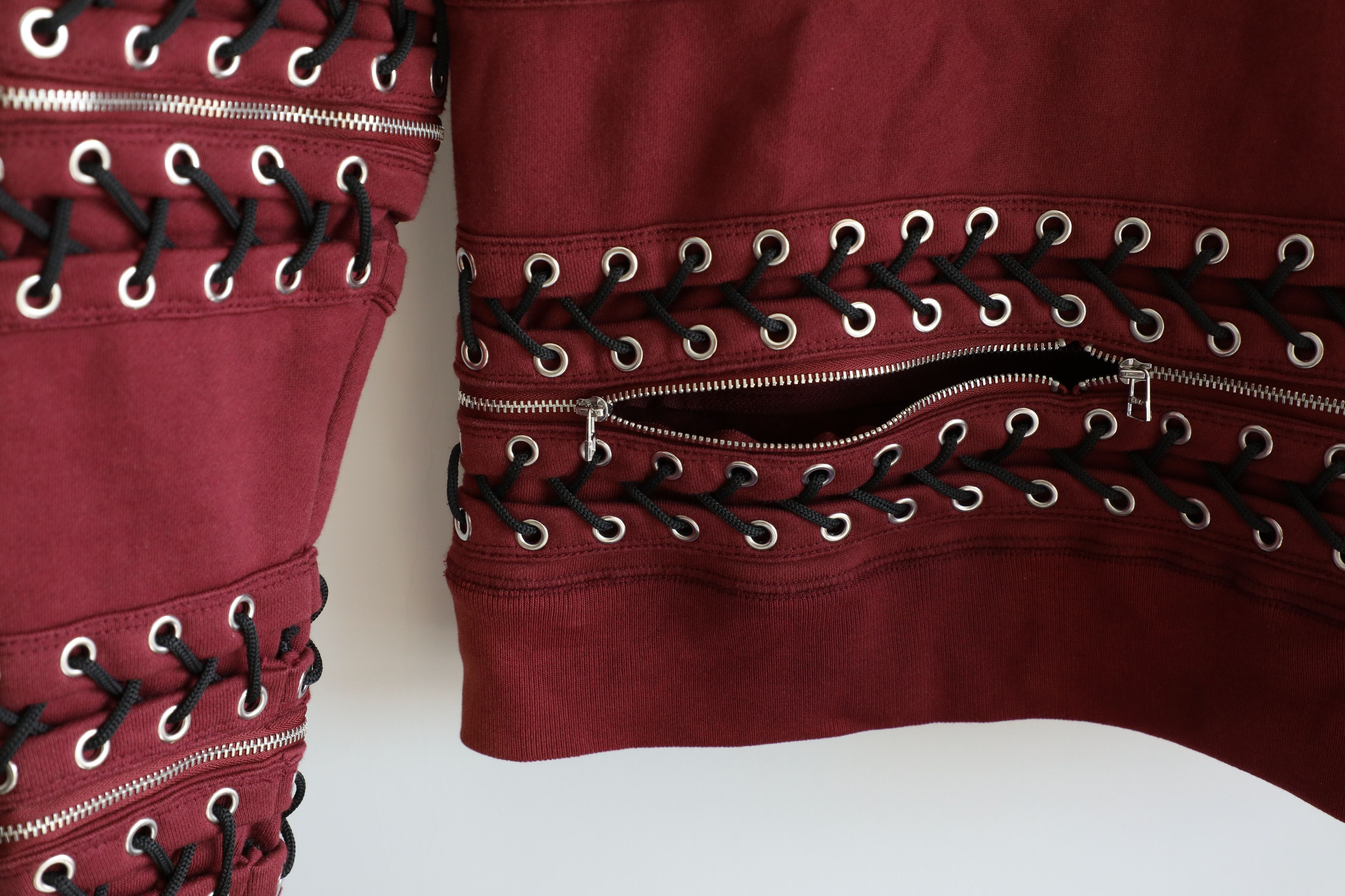 Hood By Air FW14 Grommet Lace-Up Sweater Size US M / EU 48-50 / 2 - 3 Thumbnail