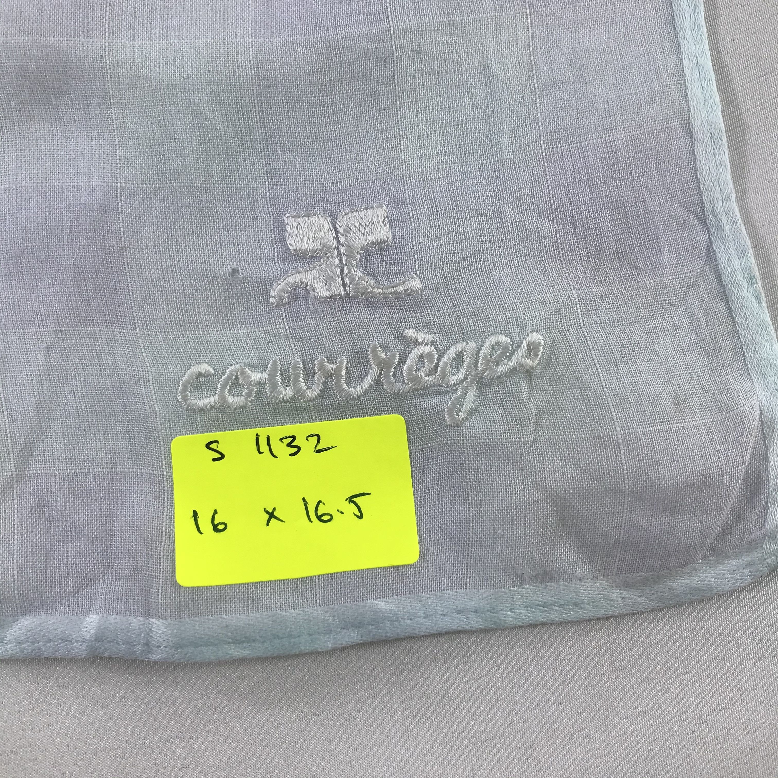 Courreges × Vintage Courreges Bandana / Handkerchief / Neckerchief - S1132 Size ONE SIZE - 5 Thumbnail