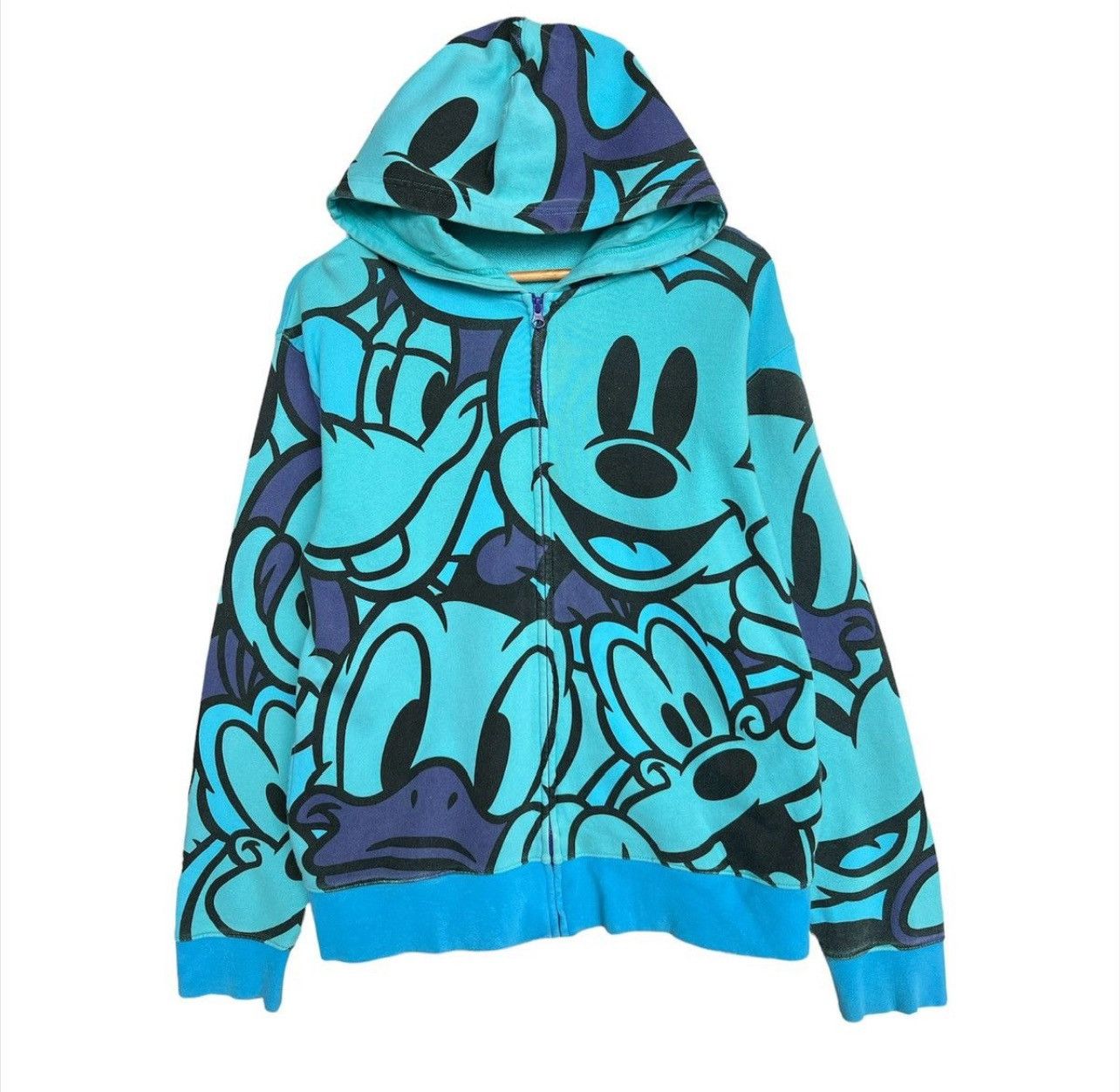 Other Disney Mickey Mouse Hoodie Mickey Allover Print Size US M / EU 48-50 / 2 - 1 Thumbnail
