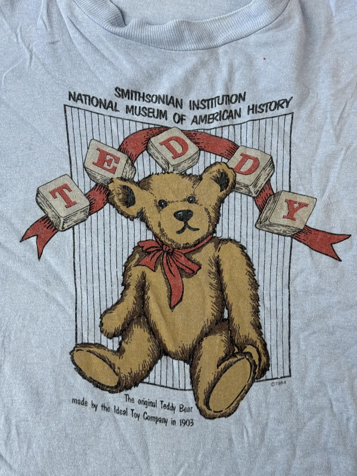 Other Vintage Teddy Bear Shirt 1984 Smithsonian Institution Museum Size US L / EU 52-54 / 3 - 3 Thumbnail