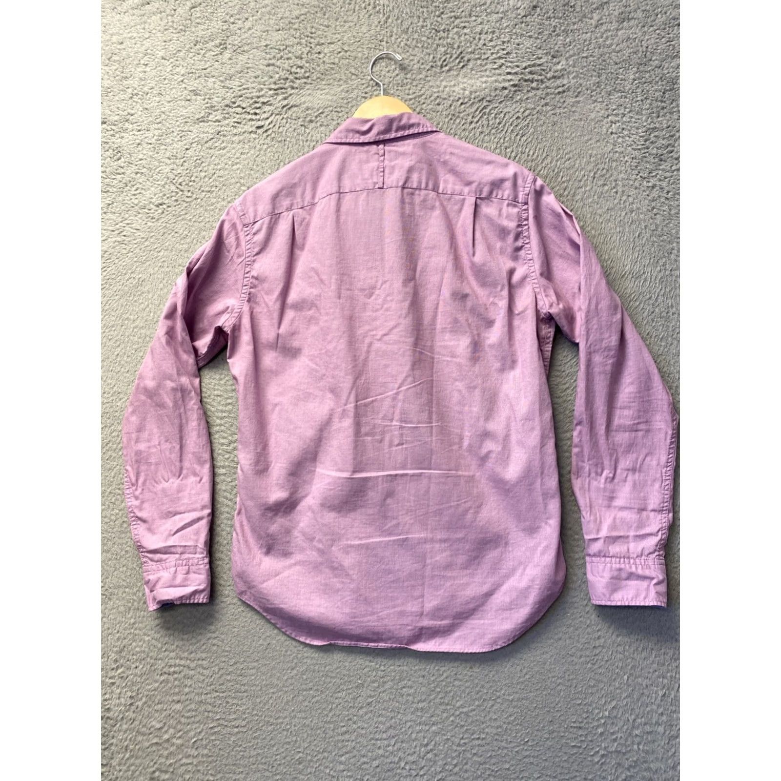 Banana Republic VINTAGE Banana Republic Shirt Mens Small PINK Plaid Long Sleeve Button Up /0884 Size US S / EU 44-46 / 1 - 7 Thumbnail