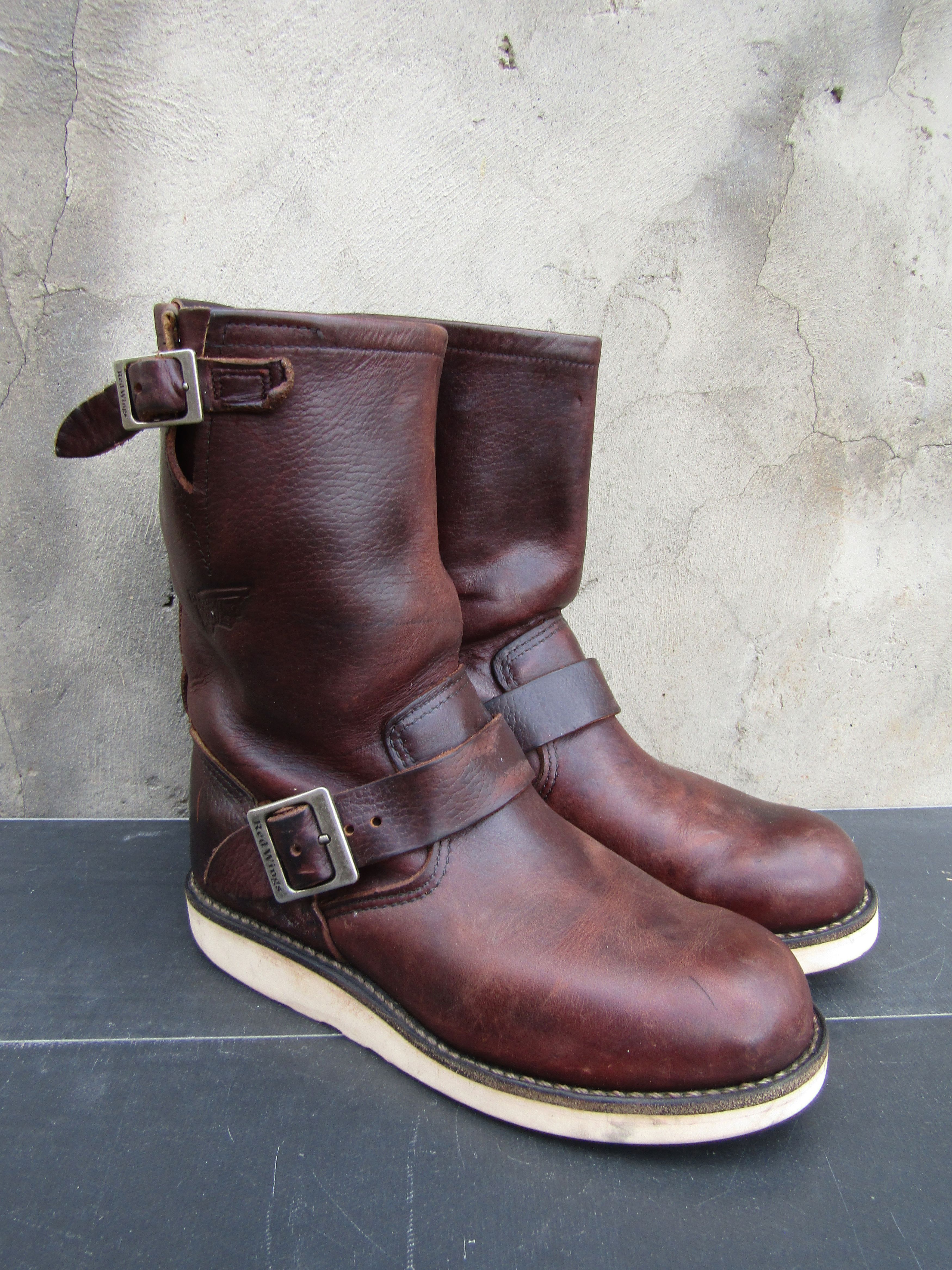 Red Wing Red Wing Engineer 2970 PullOn Boots Brown Leather Size US 5.5 / EU 38 - 5 Thumbnail