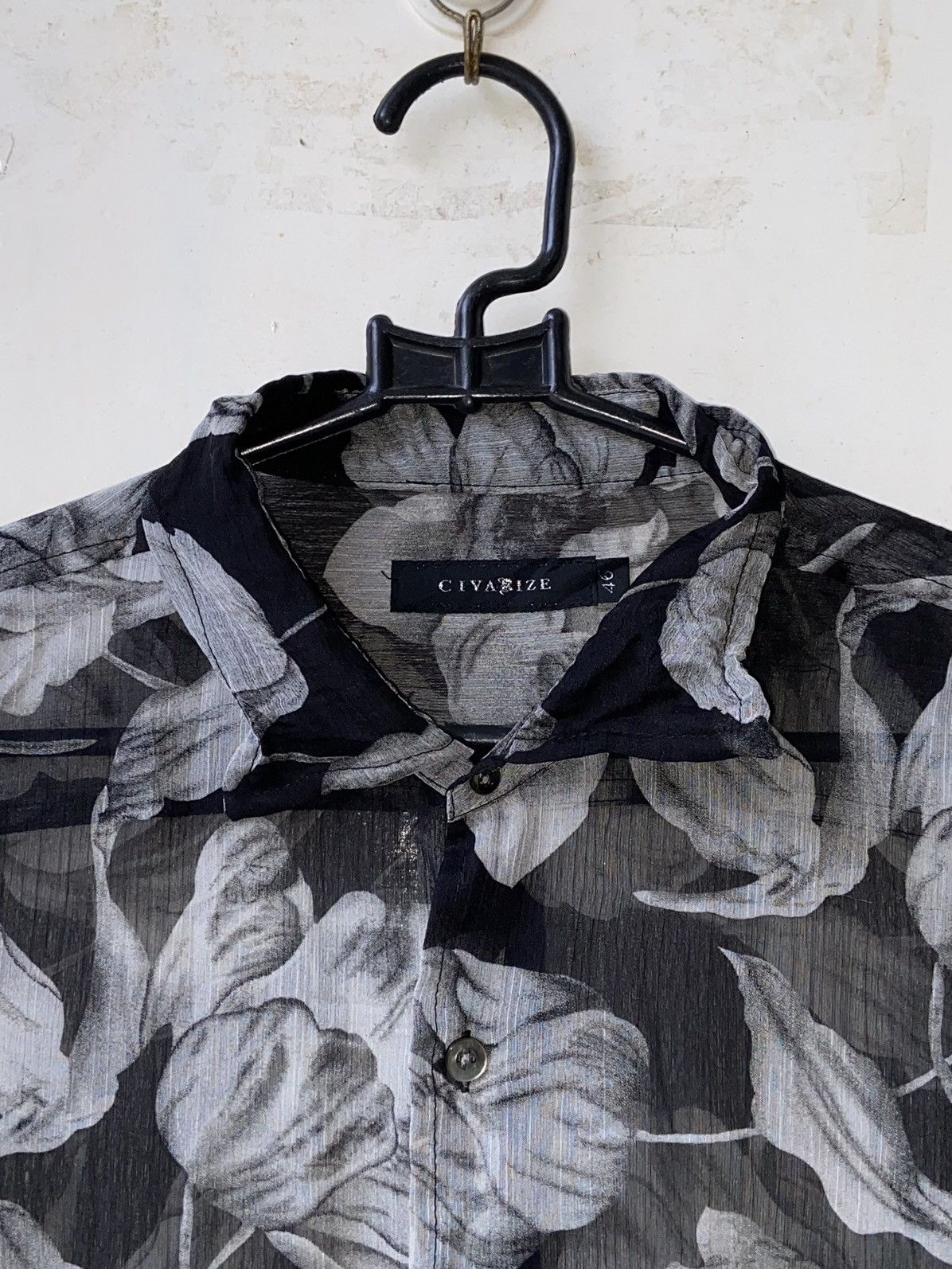 CIVARIZE CIVARIZE Floral Patterned Mesh Shirt Size US M / EU 48-50 / 2 - 14 Thumbnail