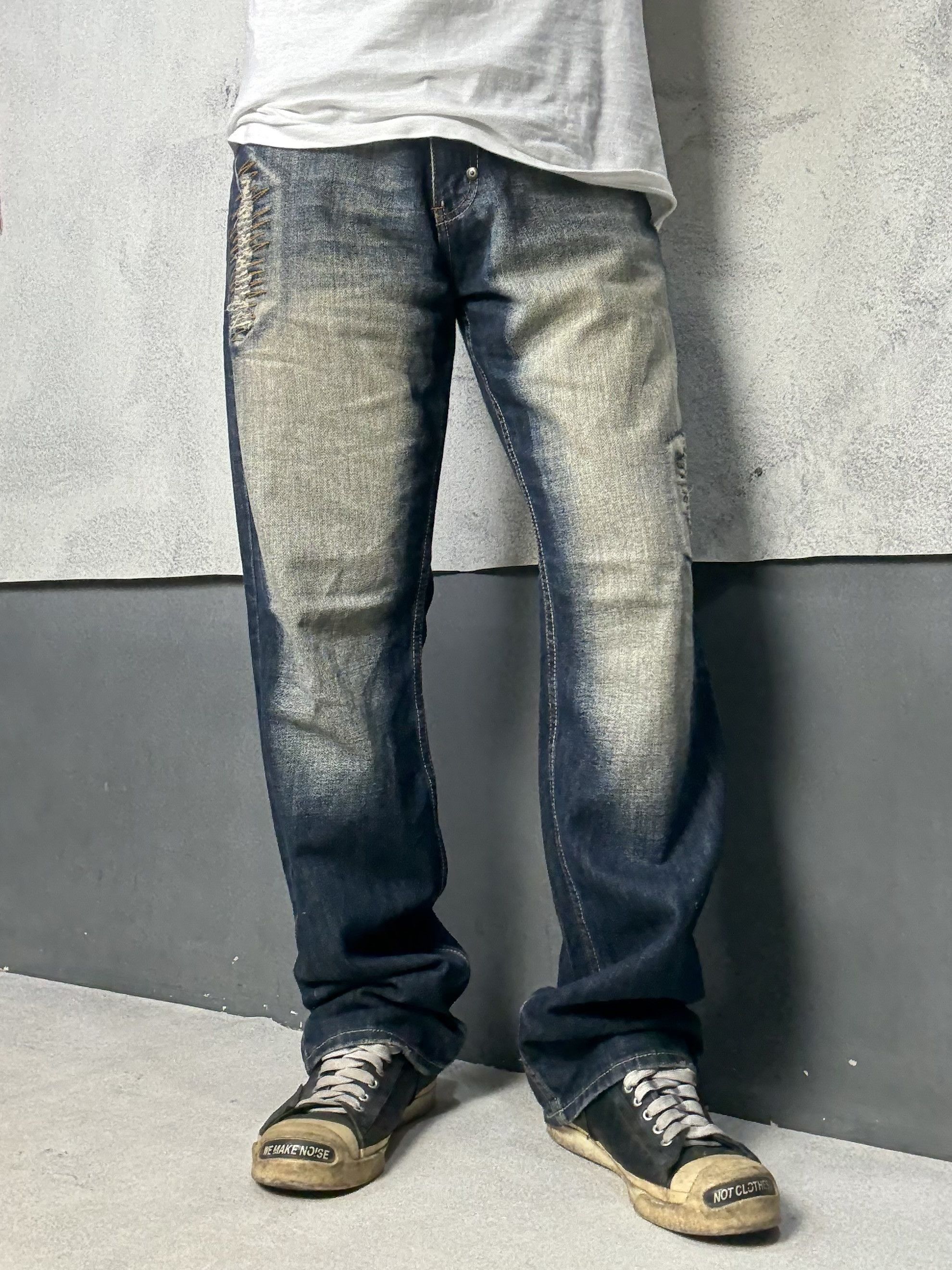 Sean John Sean John Y2K Distressed Denim Size US 34 / EU 50 - 1 Thumbnail