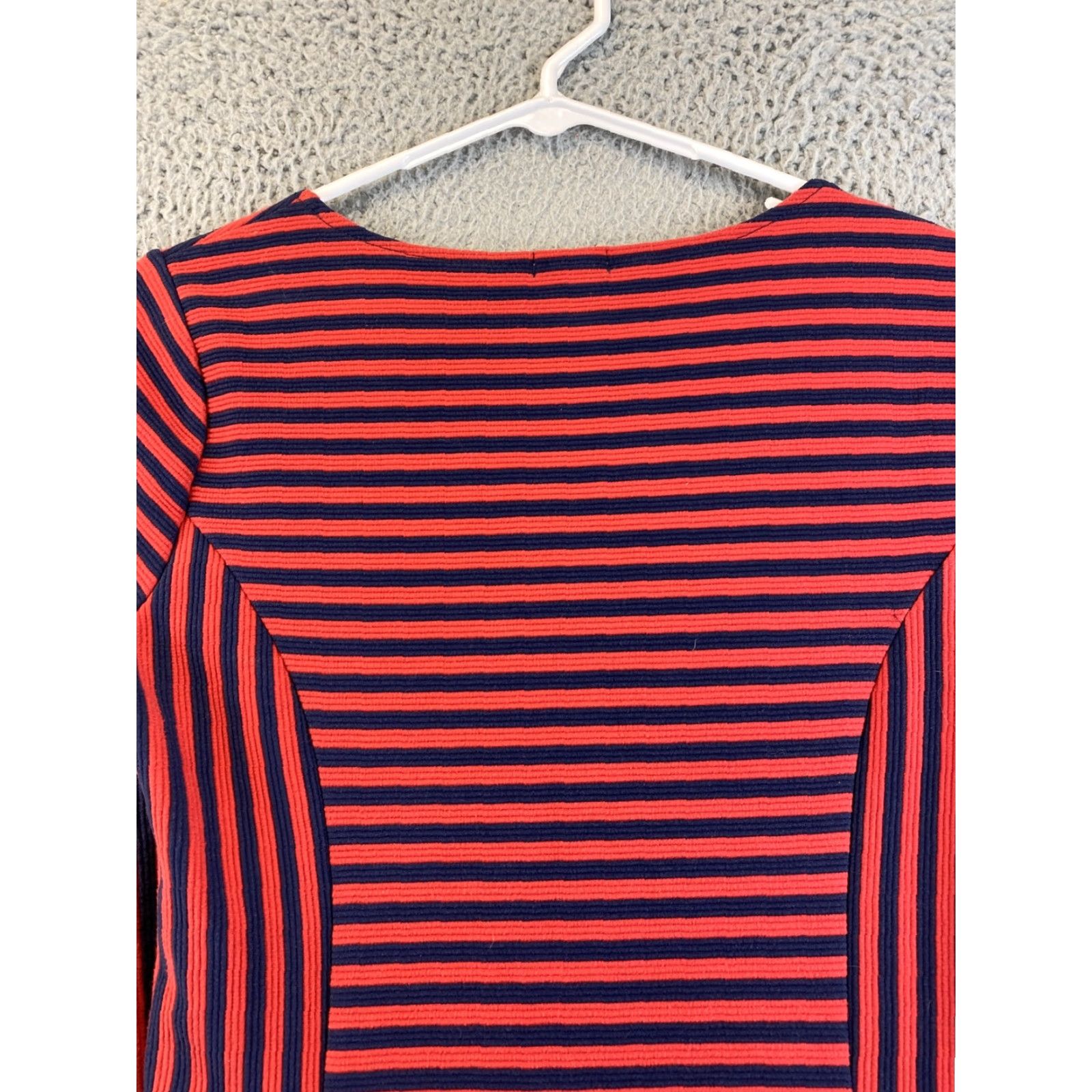 J.Crew J.CREW Dress Women's Fit & Flare Sleeveless Red Size 8 Short Short Sleeve Pleated Mini Casual Ready-to-Wear Women’s Clothing Size 30" / US 8 / IT 44 - 7 Thumbnail
