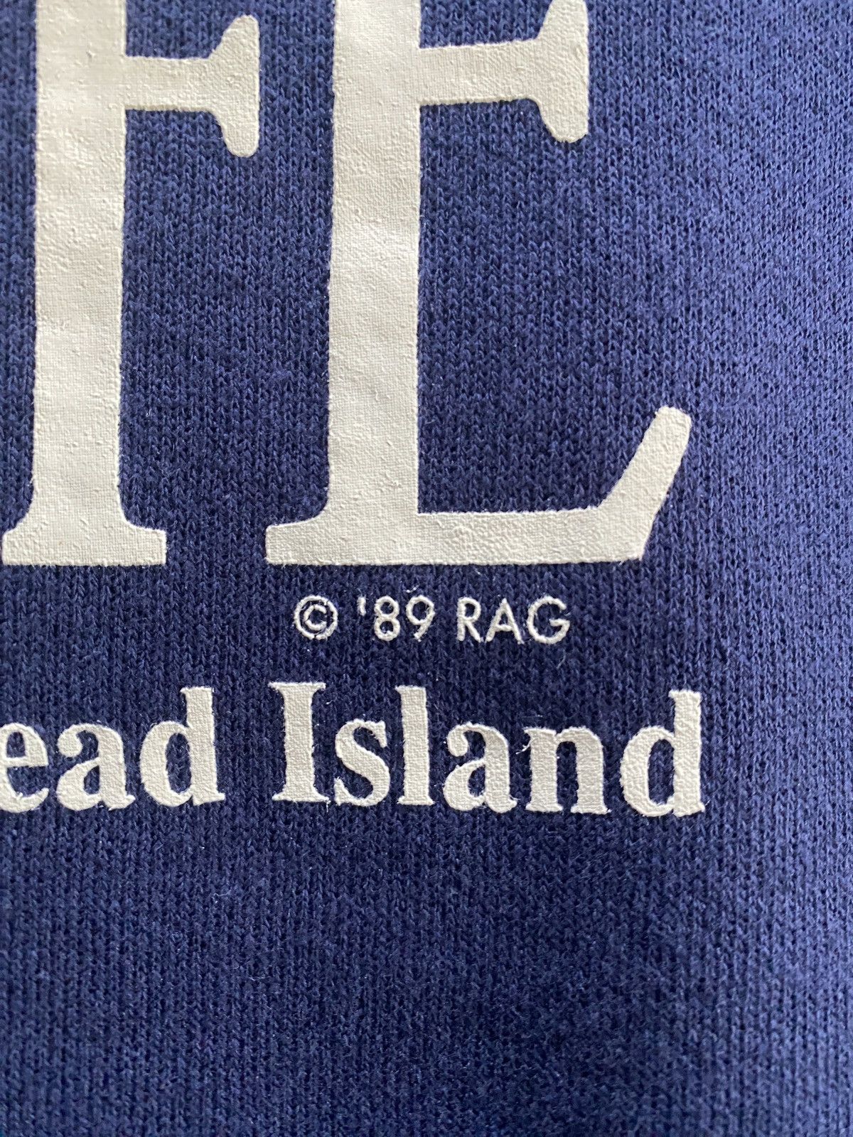 Hanes Vintage ‘89 The Salty Dog Cafe Navy Crewneck Sweatshirt Size US L / EU 52-54 / 3 - 5 Thumbnail