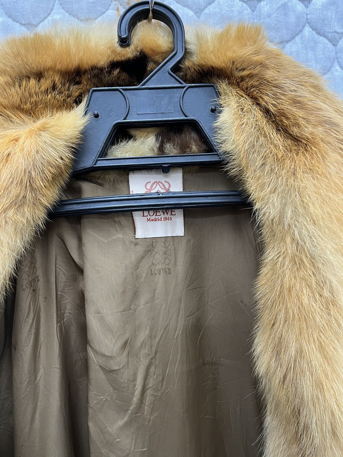 Loewe 🔥🔥🔥ARCHIVE LOEWE LEATHER COAT WITH FUR Size M / US 6-8 / IT 42-44 - 9 Thumbnail
