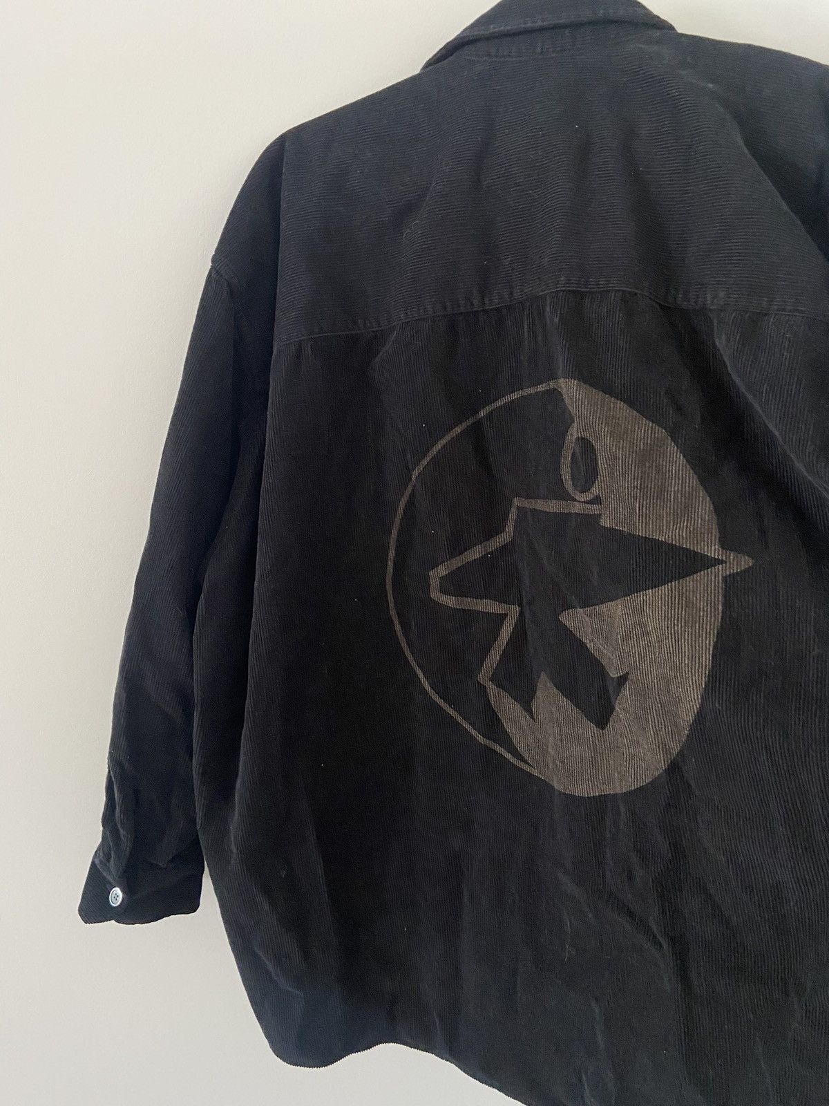 Our Legacy × Stussy Stussy x Our Legacy Borrowed Washed Black Corduroy Shirt Size US L / EU 52-54 / 3 - 4 Thumbnail