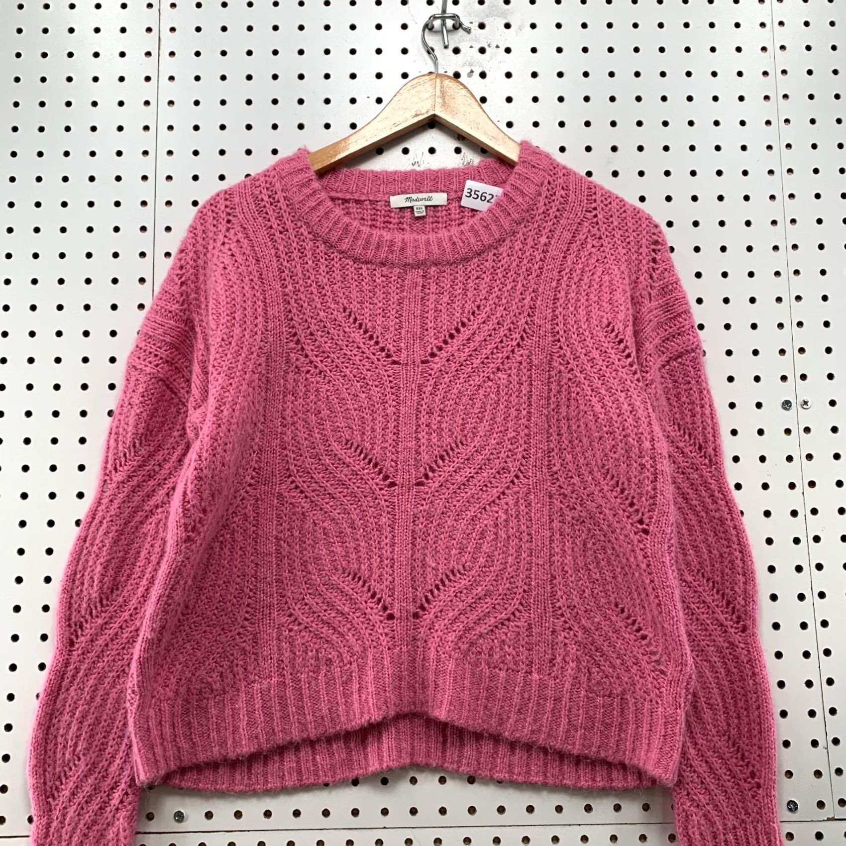 Madewell Madewell Alpaca Blend Knit Sweater Womens XXS Piknk Loose Knit Size XXS / US 00 / IT 34 - 2 Thumbnail