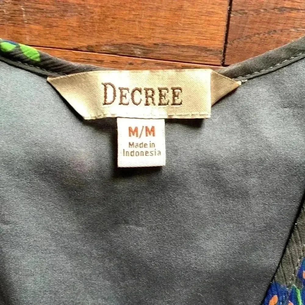 Decree Decree Floral Tank Top - Medium Size M / US 6-8 / IT 42-44 - 4 Thumbnail