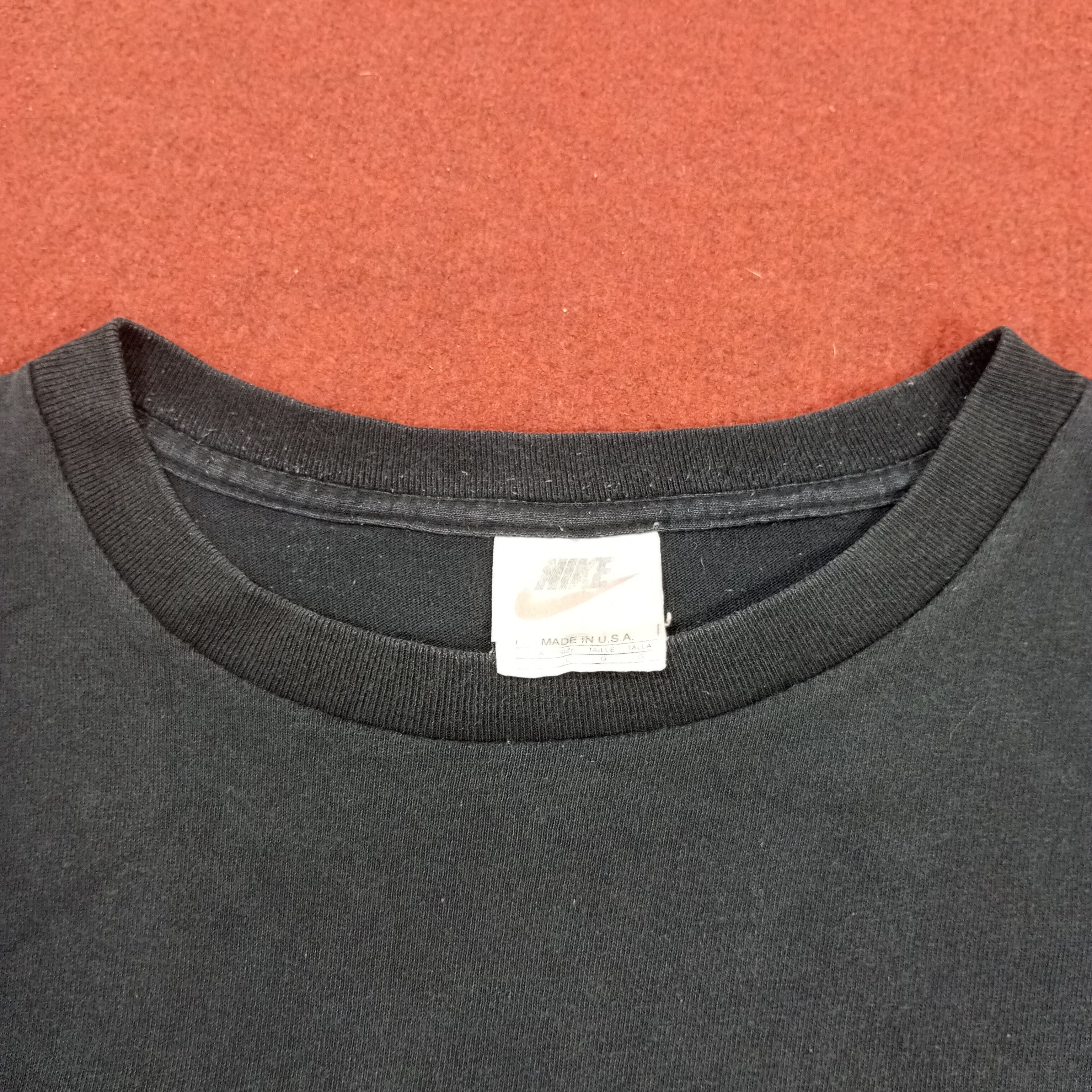 Nike × Vintage Nike Made In USA Small Logo Design Tshirt Size US XXL / EU 58 / 5 - 6 Thumbnail