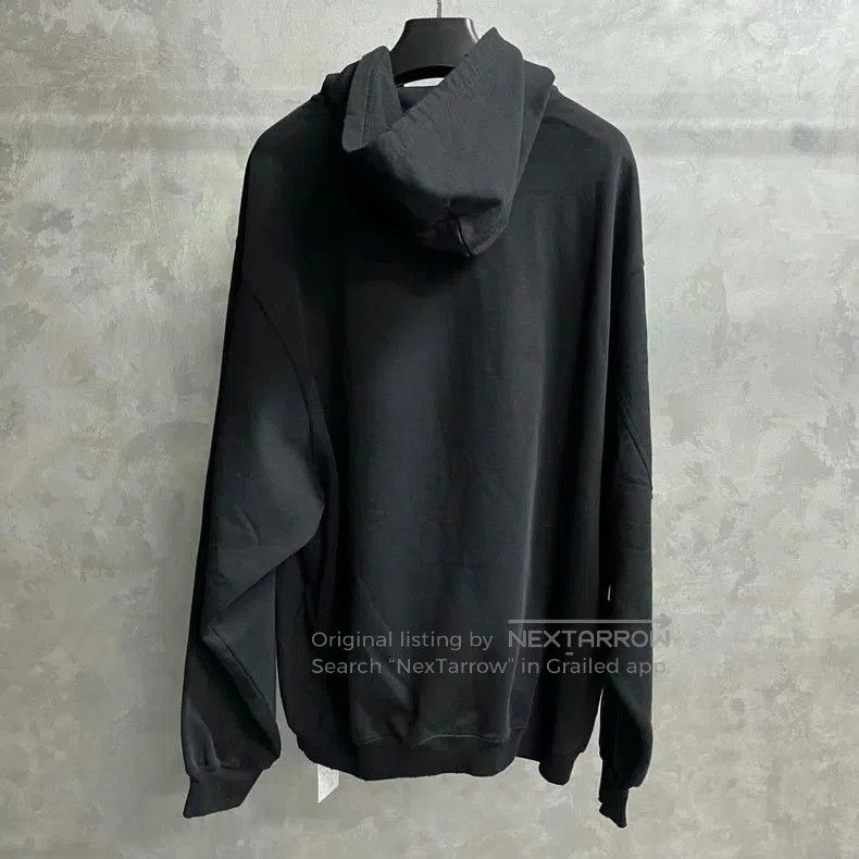 Balenciaga Balenciaga Black Logo Hoodie Sweatshirt. Size US M / EU 48-50 / 2 - 2 Thumbnail