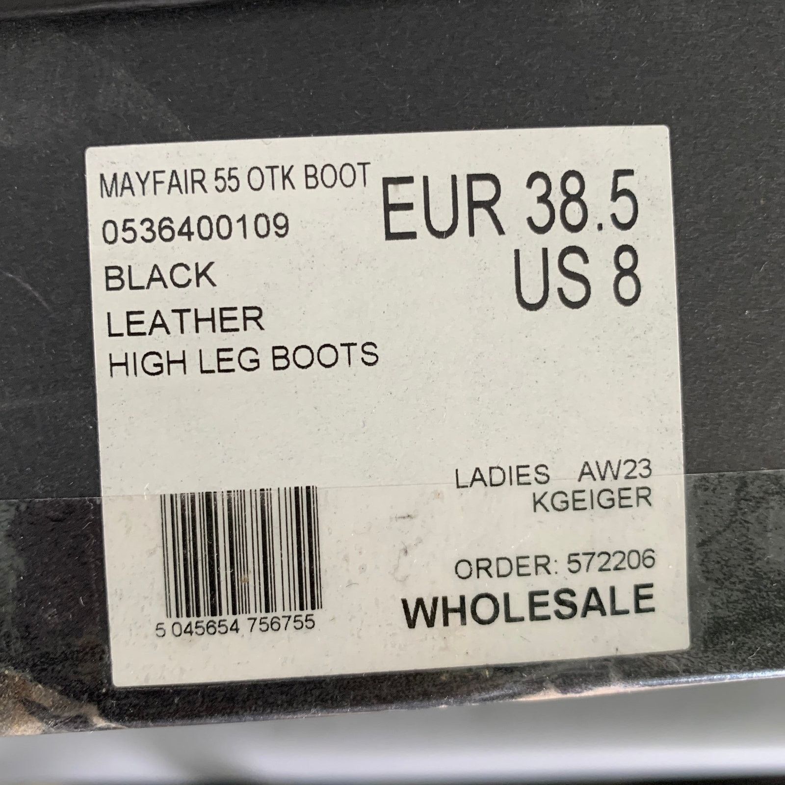 Kurt Geiger KURT GEIGER Size 8 Black Gold Leather Pebble Grain Boots Size US 8 / IT 38 - 9 Thumbnail