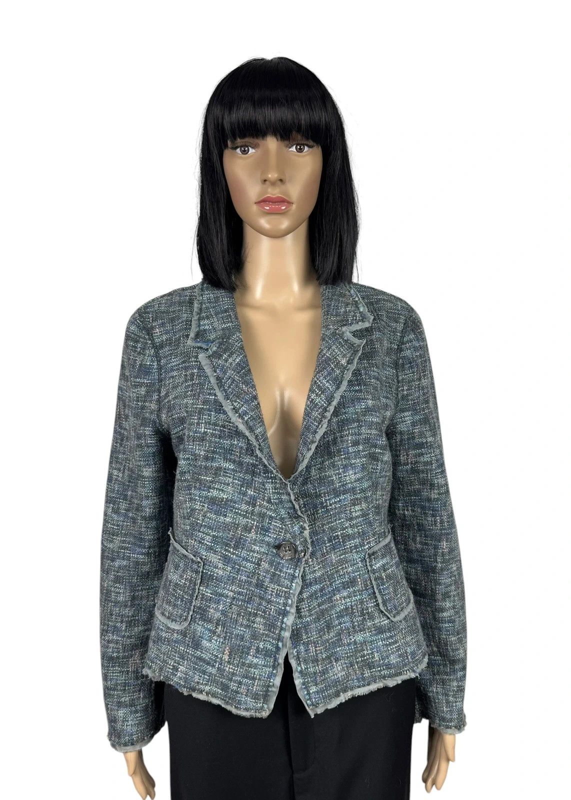 RED Valentino RED Valentino Tweed Blazer Wool Cotton size 48 US10 Size XL / US 12-14 / IT 48-50 - 1 Thumbnail