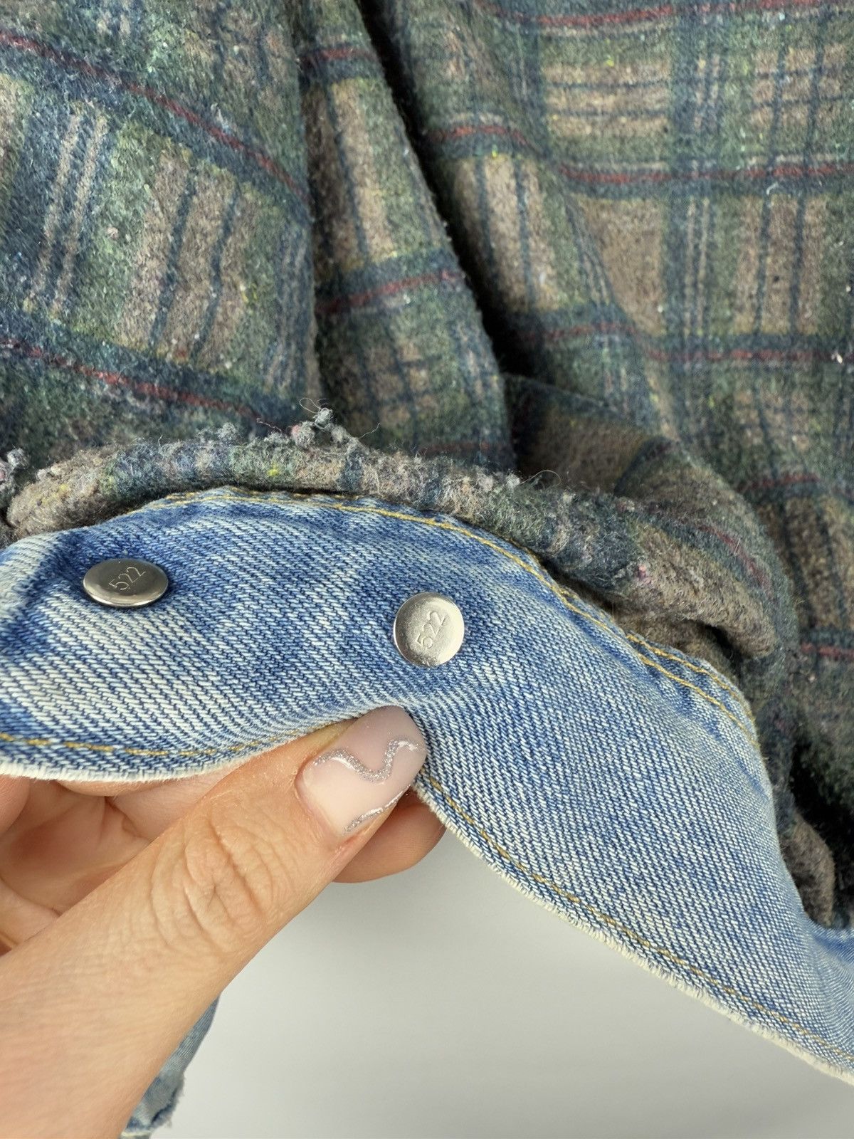 Lee × Vintage Lee Dungarees Vintage Blanket Lined Denim Trucker Jacket Size US M / EU 48-50 / 2 - 23 Thumbnail