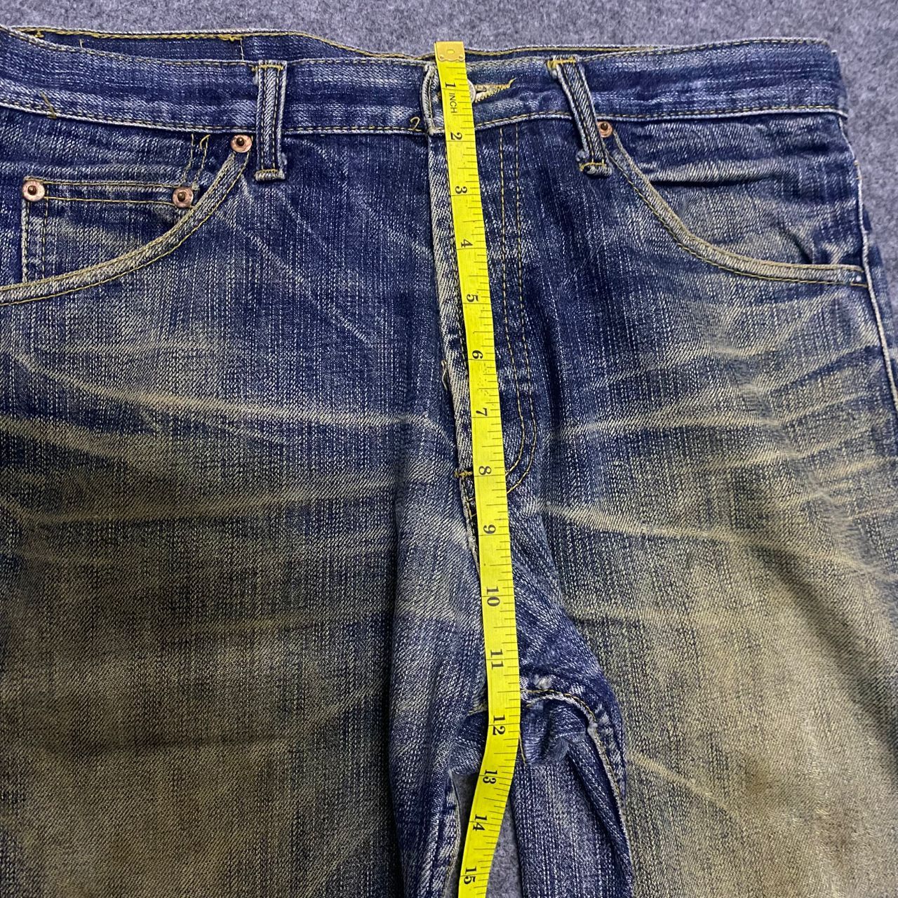 Japanese Brand 💥Best Offer💥Vintage Justin Jeans Distressed Denim Size US 33 - 5 Thumbnail
