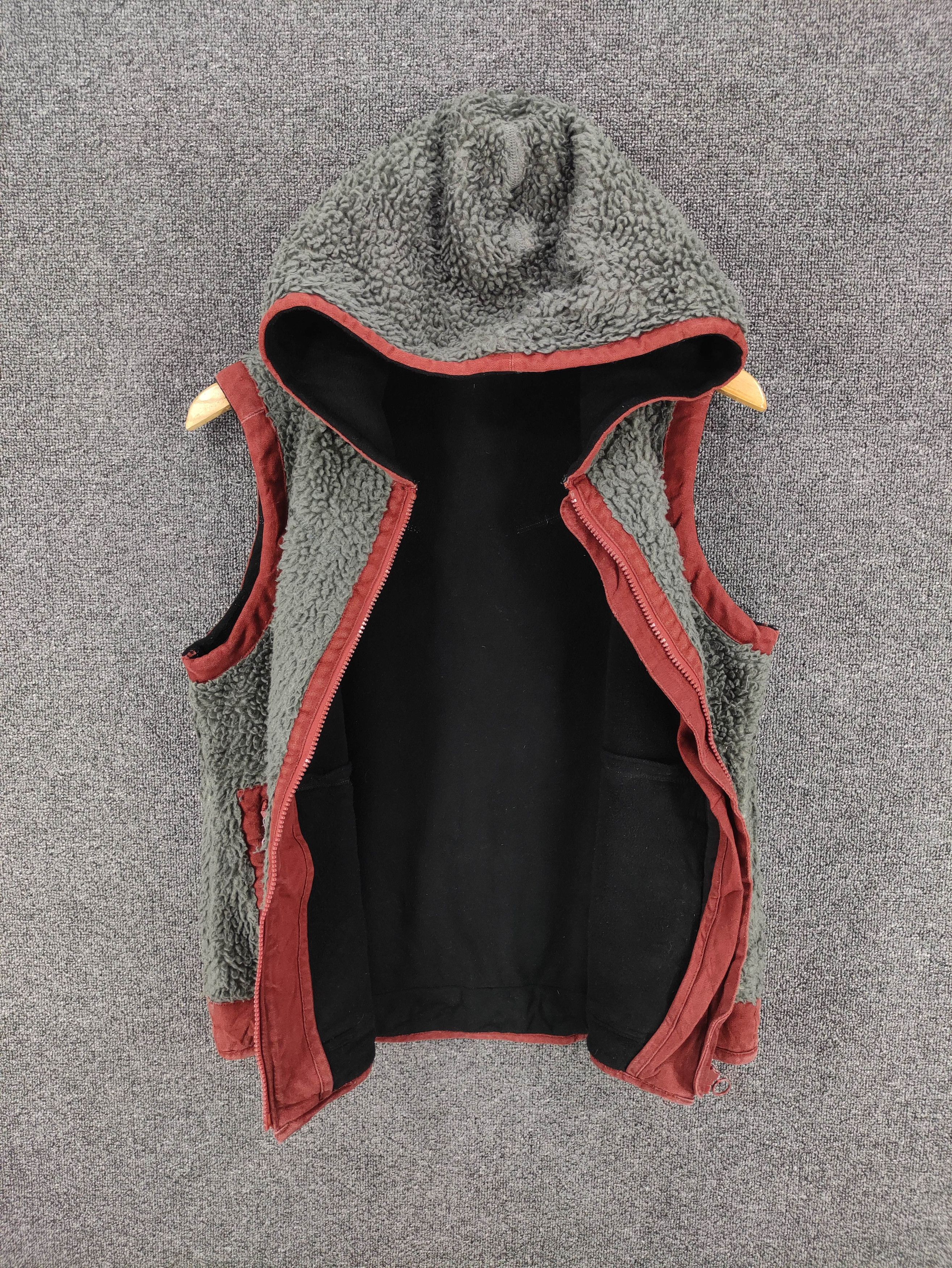 KAVU Vintage Kavu Sherpa Vest Hoodie Zipper Size US S / EU 44-46 / 1 - 4 Thumbnail