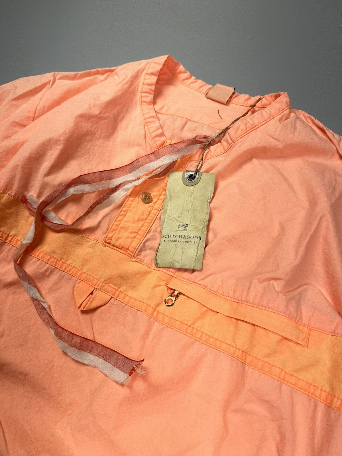 Scotch & Soda Scotch&Soda Hawaii Orange Button Shirt Size US M / EU 48-50 / 2 - 3 Thumbnail