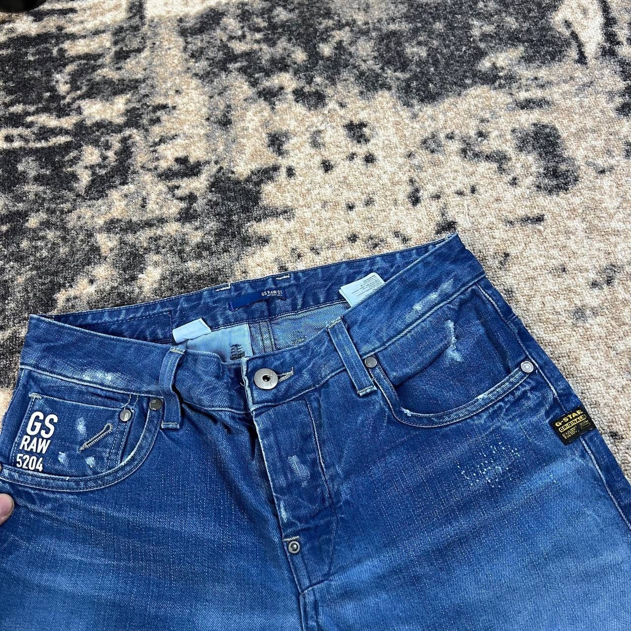 G-Star G-Star Raw Vintage Distressed Style Blue Denim Jeans Size US 30 / EU 46 - 7 Thumbnail