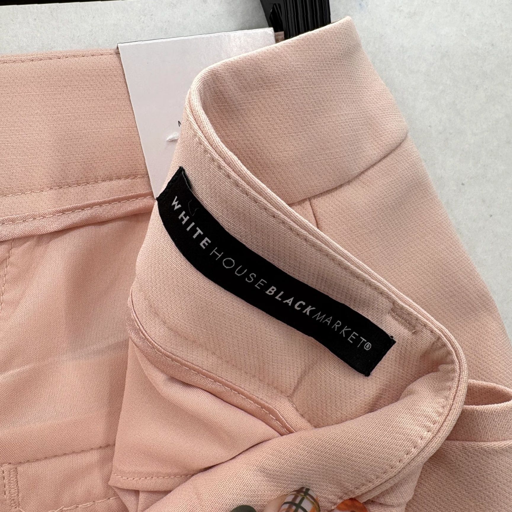 White House Black Market White House Black Market Pants Womens 8L Pink Curvy Slim Ankle Stretch Wool NWT Size 30" / US 8 / IT 44 - 6 Thumbnail