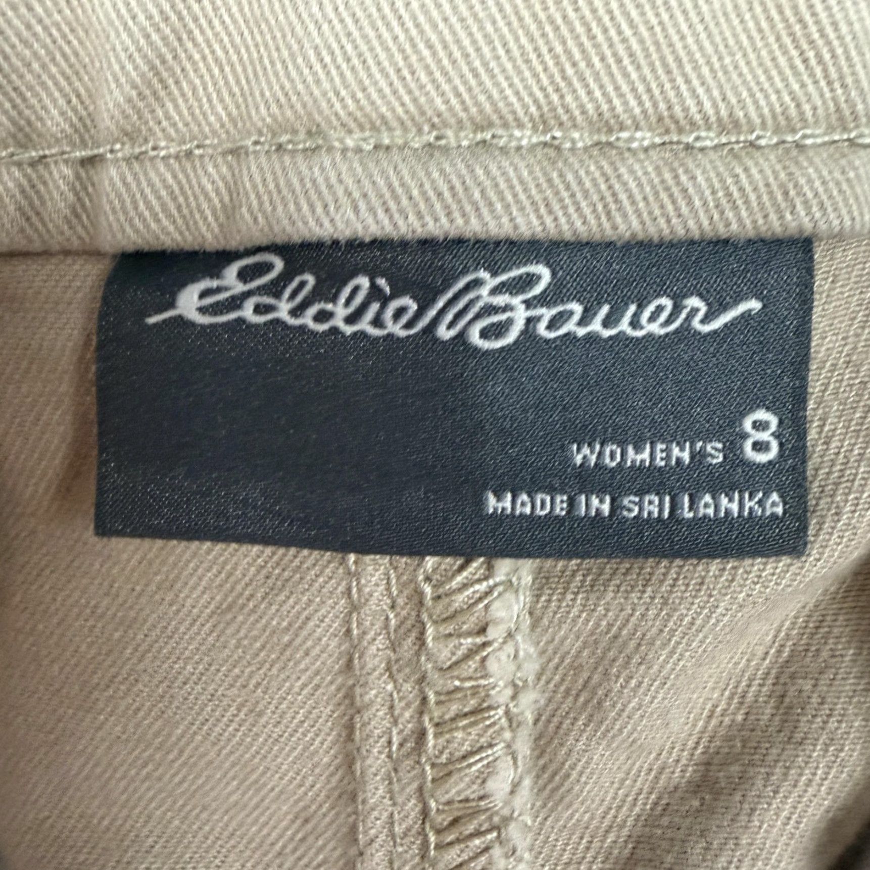 Eddie Bauer Eddie Bauer Pants Womens 8 Khaki Beige Chino Straight Leg Stretch Casual Twill Size 30" / US 8 / IT 44 - 7 Thumbnail