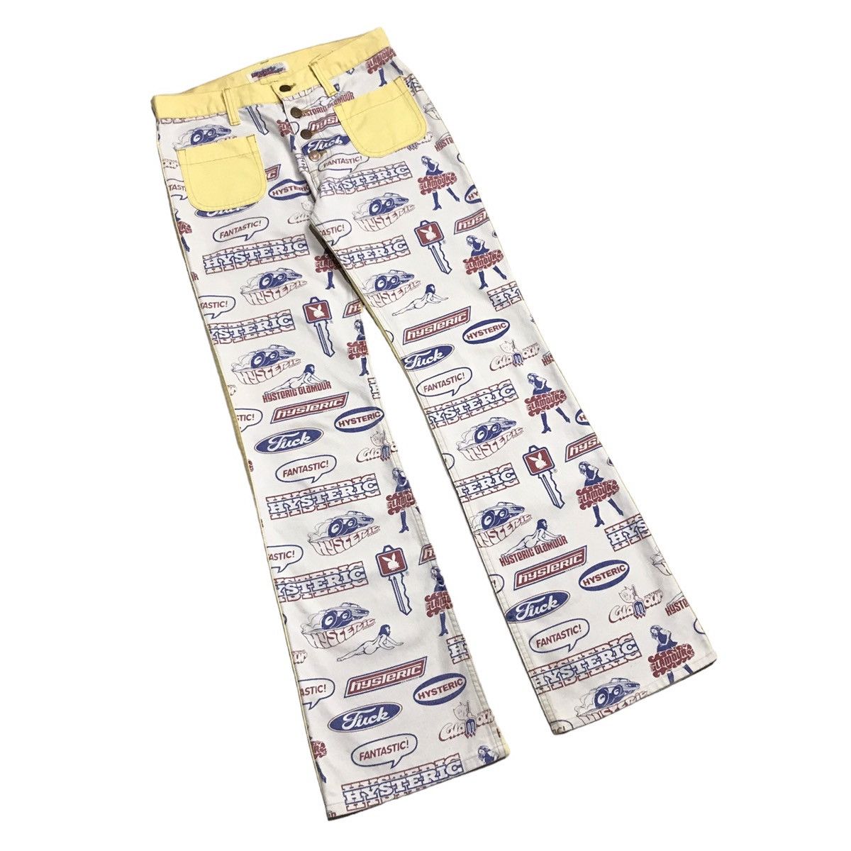 Hysteric Glamour VINTAGE HYSTERIC GLAMOUR FUCK FANTASTIC PANTS Size 28" / US 6 / IT 42 - 10 Thumbnail