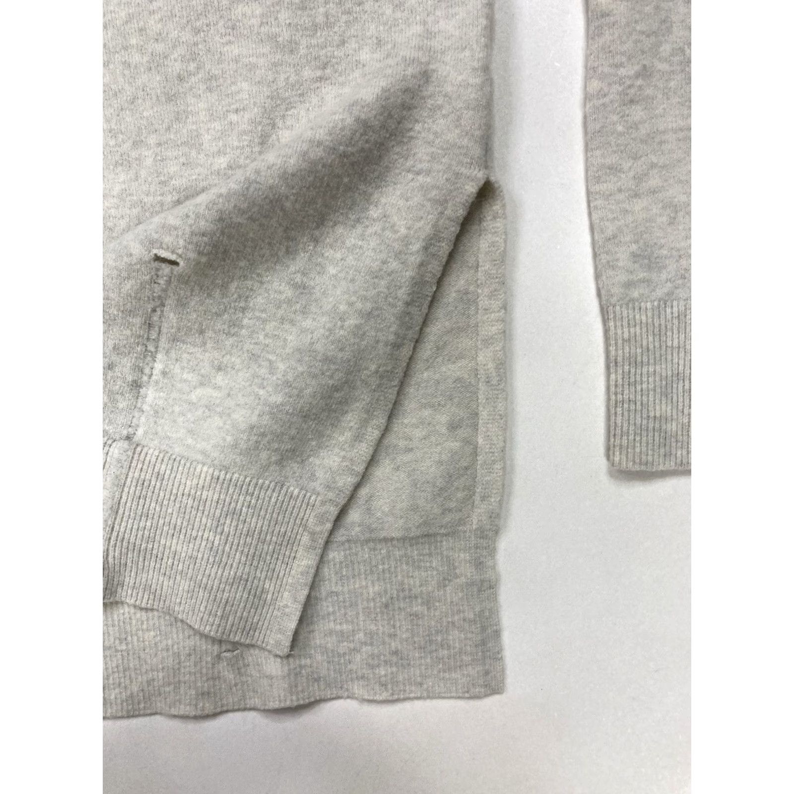 Vintage Pam & Gela Distressed Wool Blend Crewneck Sweater Women Medium Gray Long Sleeve Size M / US 6-8 / IT 42-44 - 3 Thumbnail