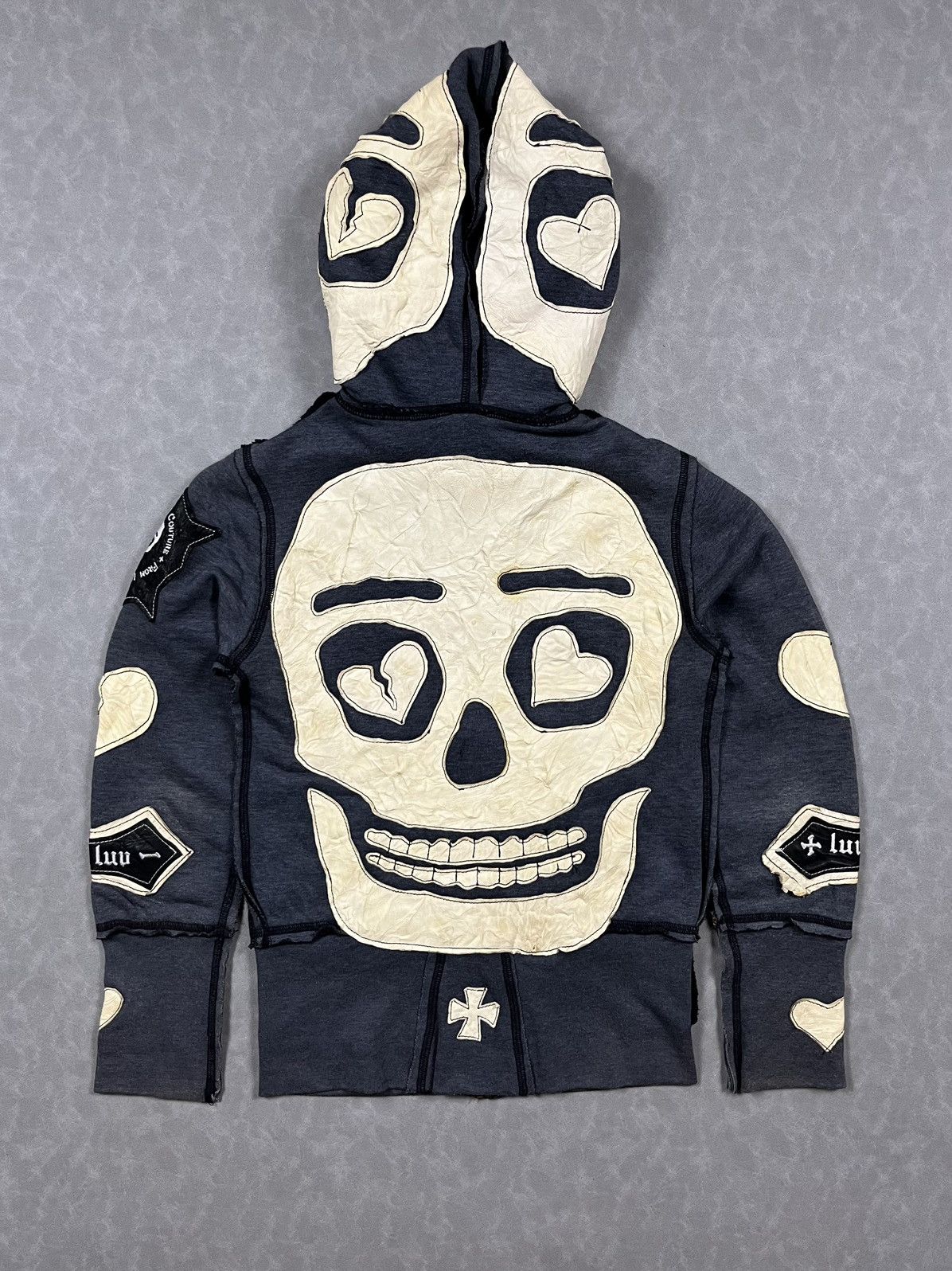 If Six Was Nine RARE syc fuk skeleton zip hoodie Size US S / EU 44-46 / 1 - 1 Thumbnail