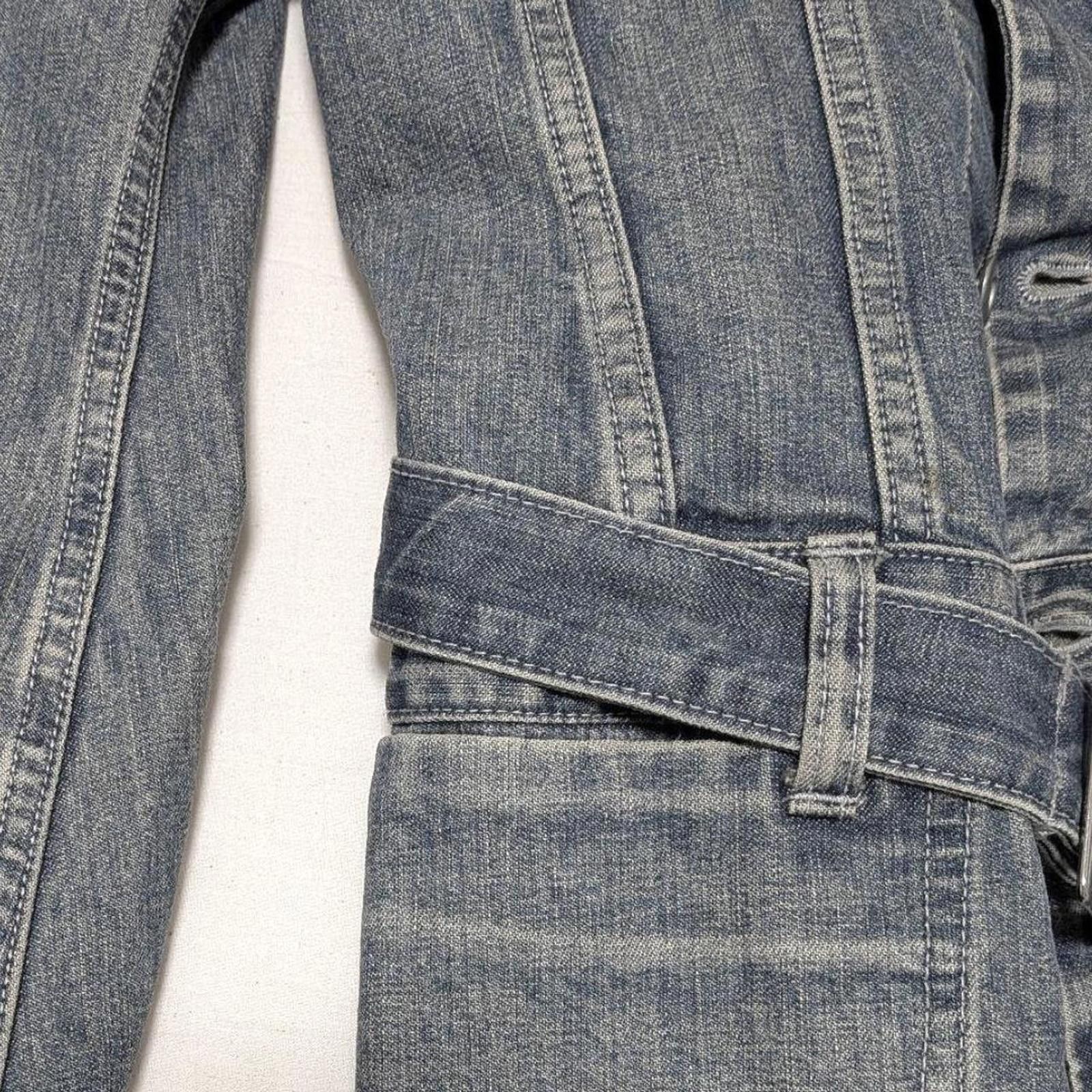 Other Slim fit 2000s classic denim long jacket Size ONE SIZE - 5 Thumbnail