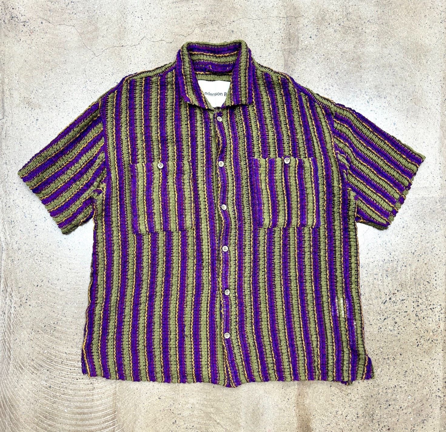 Andersson Bell Andersson Bell Openwork Short-Sleeve Cardigan Size US L / EU 52-54 / 3 - 1 Thumbnail