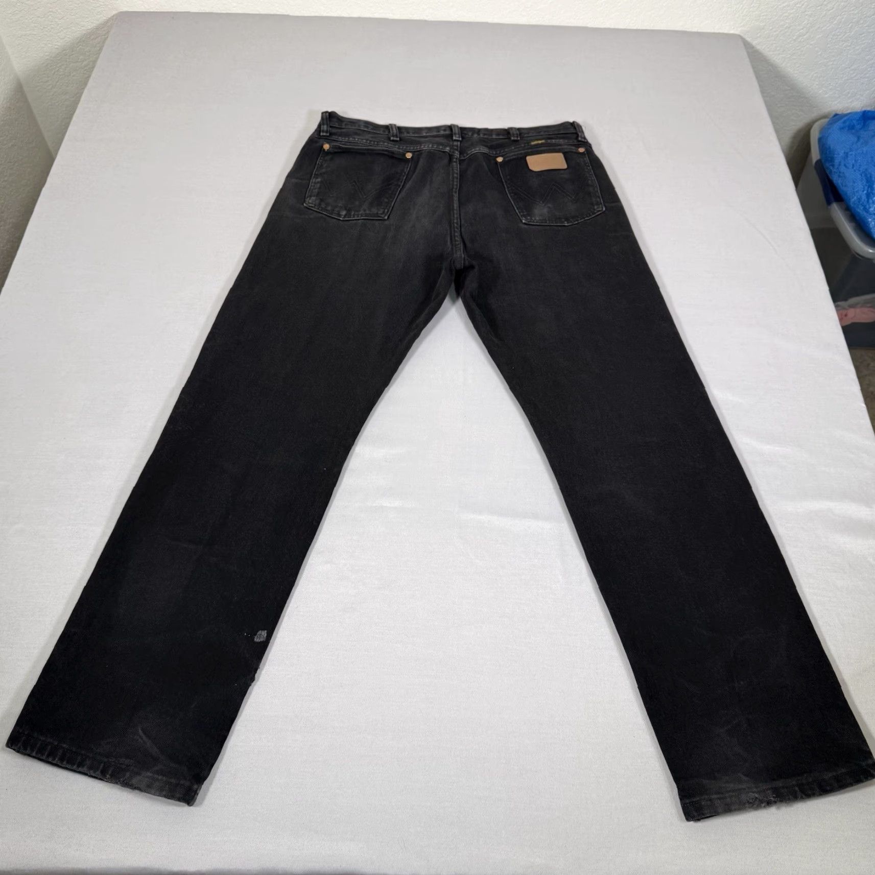Wrangler Wrangler Jeans 13MWZ Denim Pants Cowboy Cut Straight Fit 36x32 Black Men Regular Cowboy Theme Mens Size US 36 / EU 52 - 7 Thumbnail