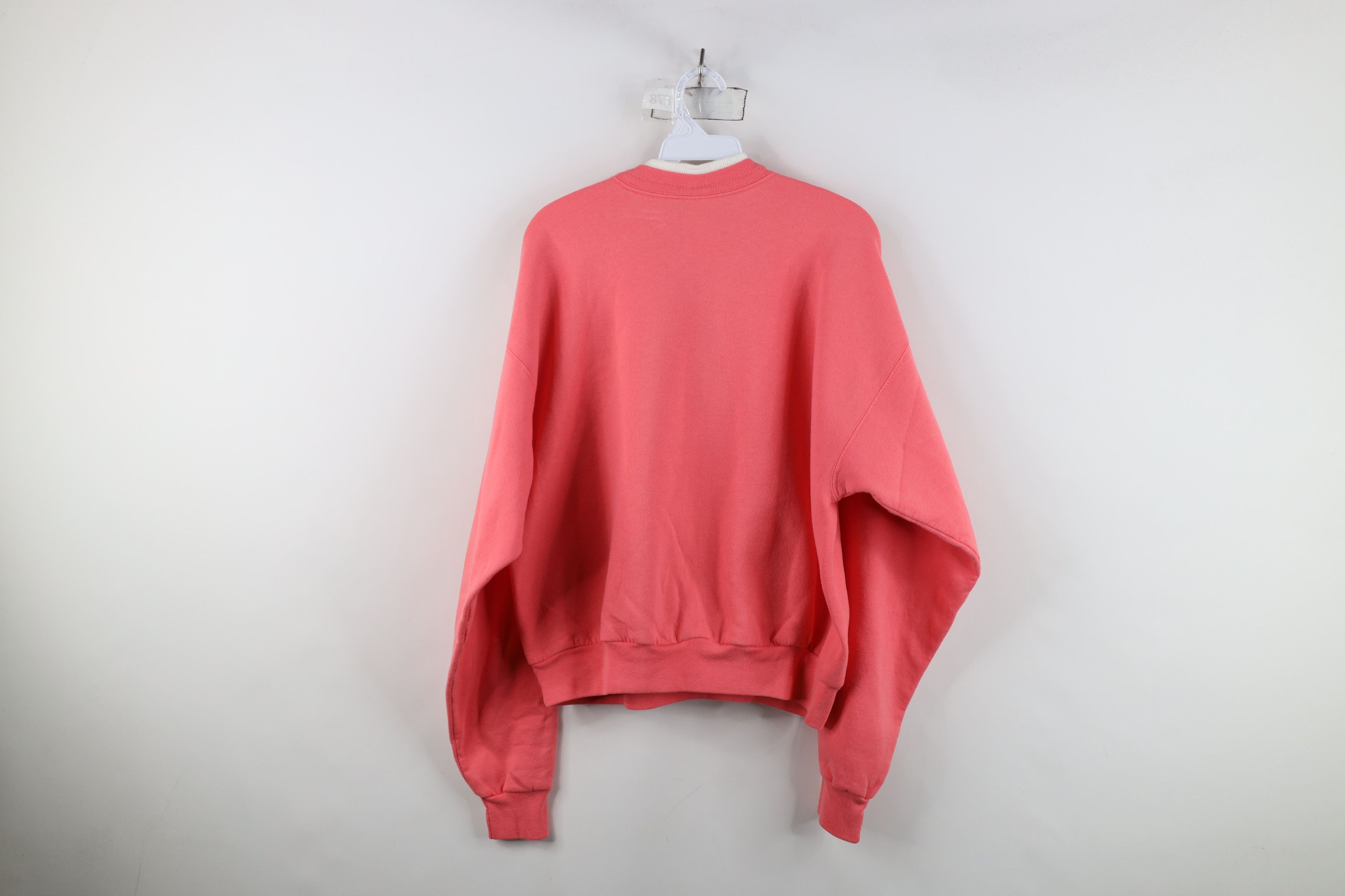Vintage Vintage 90s Streetwear Cat Kitten Cat Lady Flower Sweatshirt Size L / US 10 / IT 46 - 12 Thumbnail