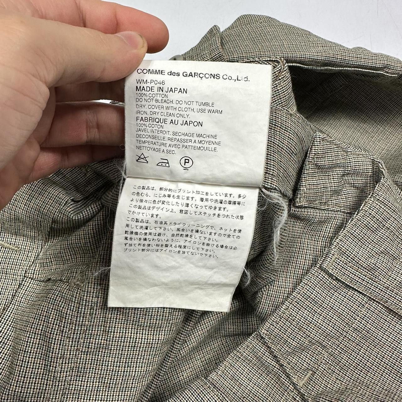 Junya Watanabe Junya Watanabe SS04 Houndstooth Prisoner Cargo’s - M Size US 32 / EU 48 - 6 Thumbnail