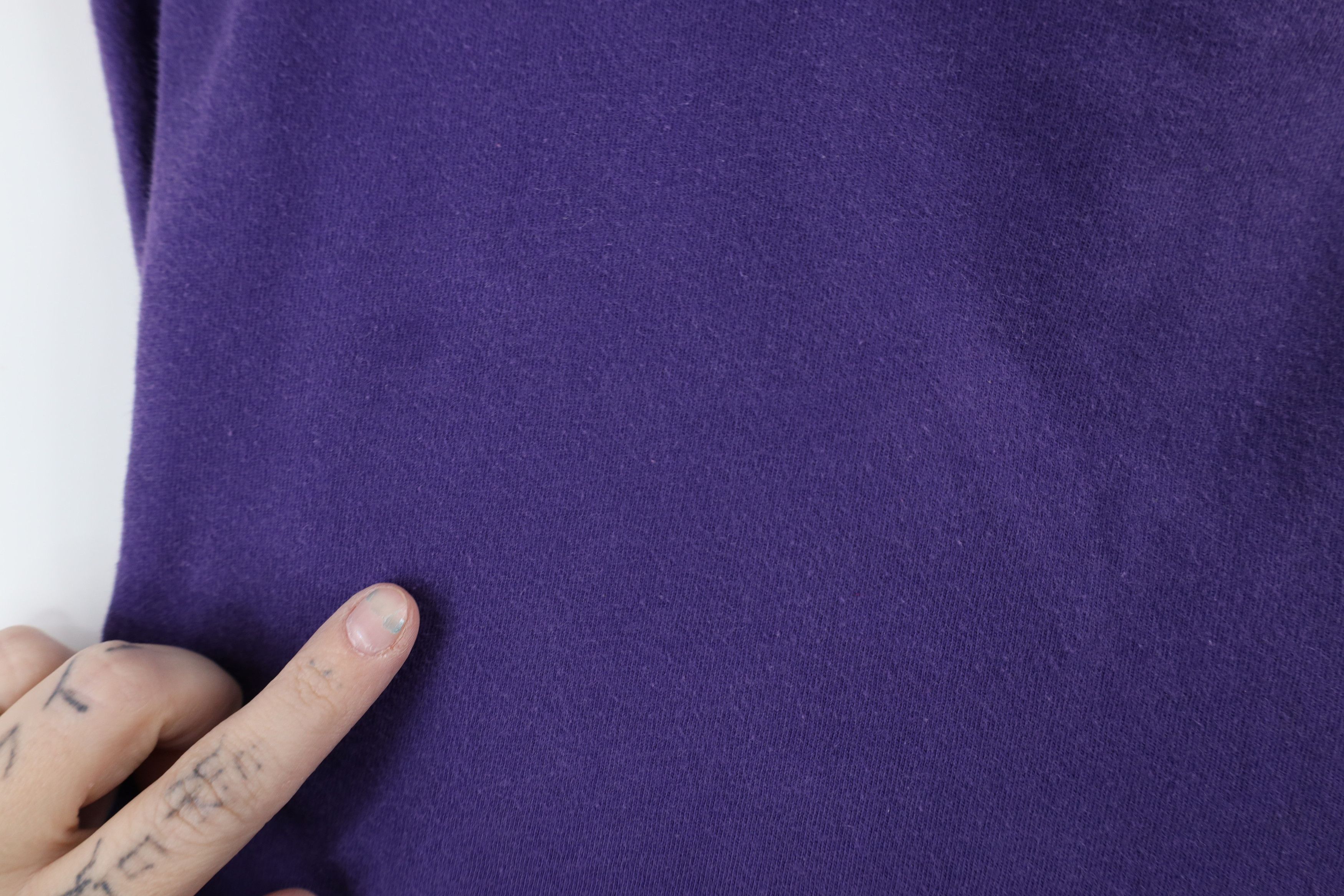 Nike × Vintage Vintage Nike Scott Mini Swoosh Short Sleeve T-Shirt Purple Size US M / EU 48-50 / 2 - 5 Thumbnail
