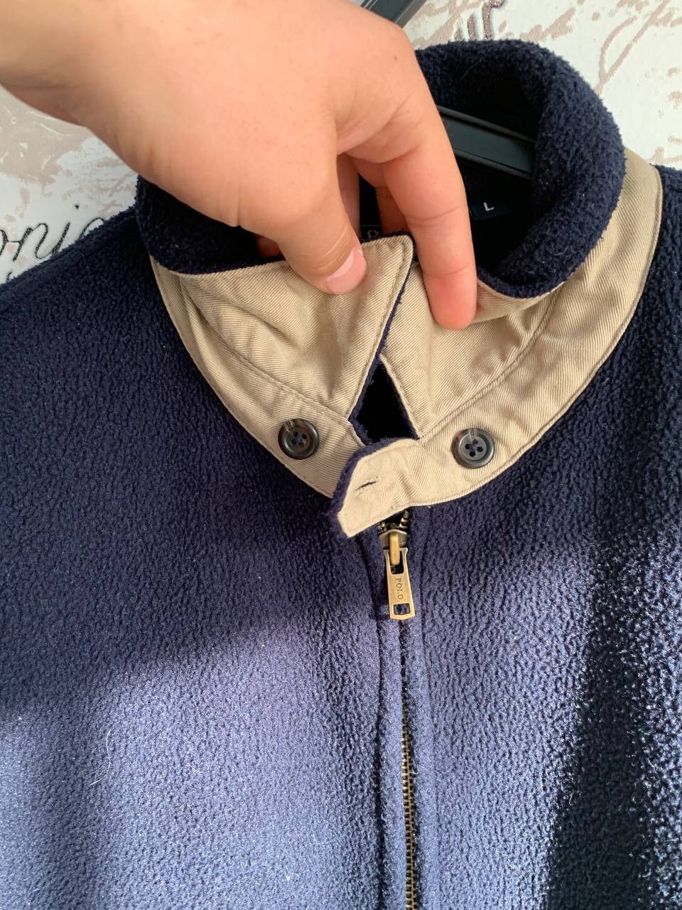 Polo Ralph Lauren Vintage Mens Polo Ralph Lauren Fleece Bomber Jacket Size L Size US L / EU 52-54 / 3 - 7 Thumbnail