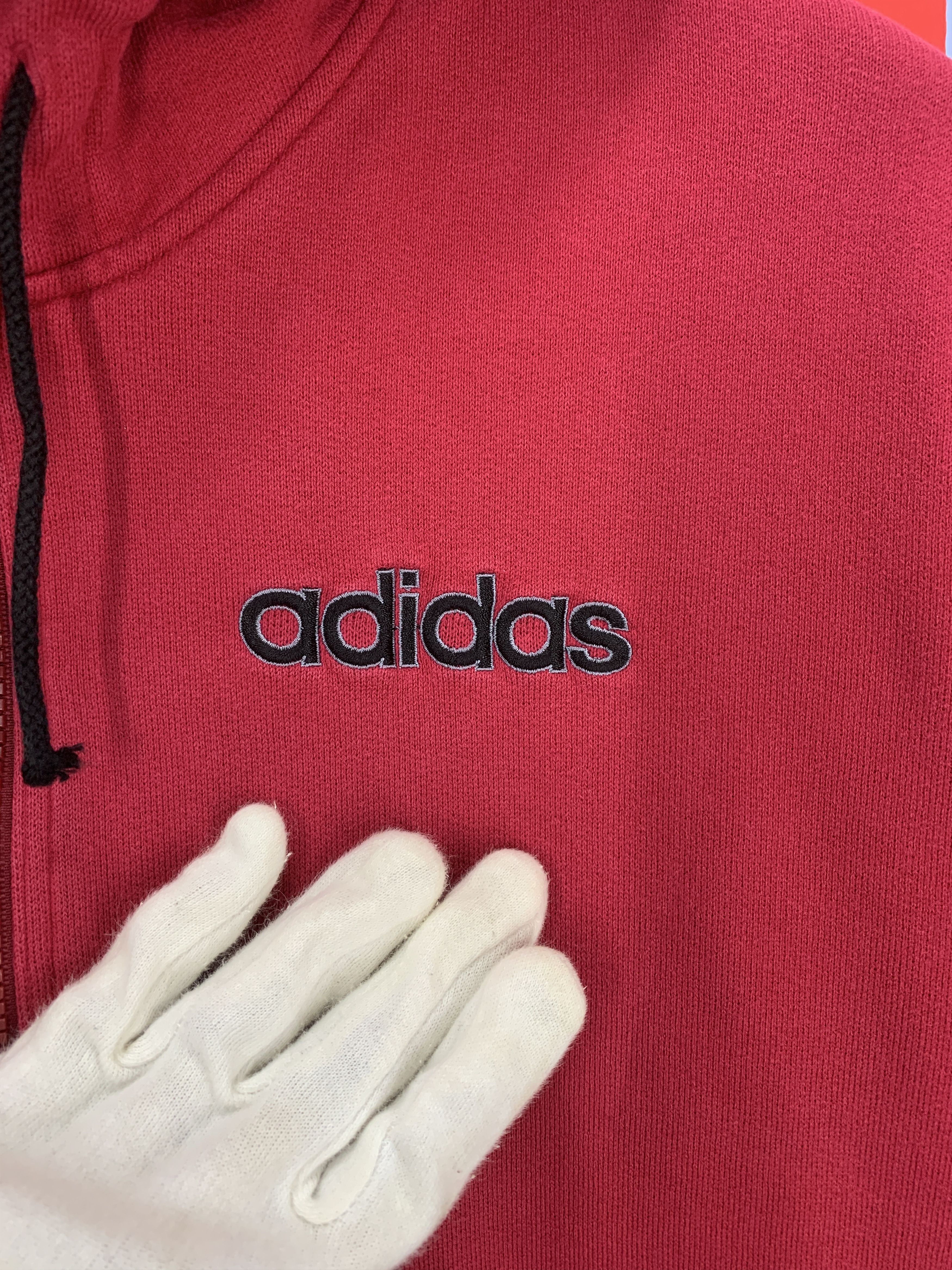 Adidas 90s Vintage ADIDAS TRIFOIL Zipper Hoodie #2064/15 Size US M / EU 48-50 / 2 - 2 Thumbnail