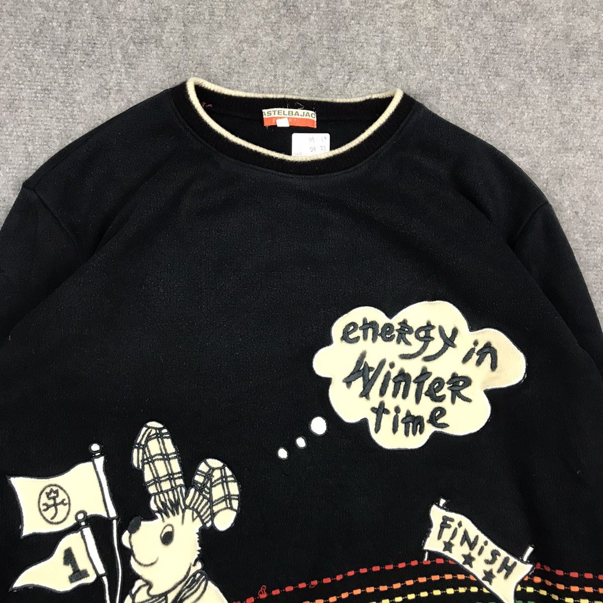 Japanese Brand × Jean Charles De Castelbajac Castelbajac embroidery design sweatshirt Size US S / EU 44-46 / 1 - 2 Thumbnail