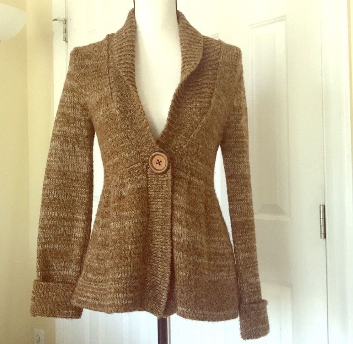 Other VINTAGE WOOL SWEATER COAT WITH CLIP BUTTON Size M / US 6-8 / IT 42-44 - 1 Thumbnail