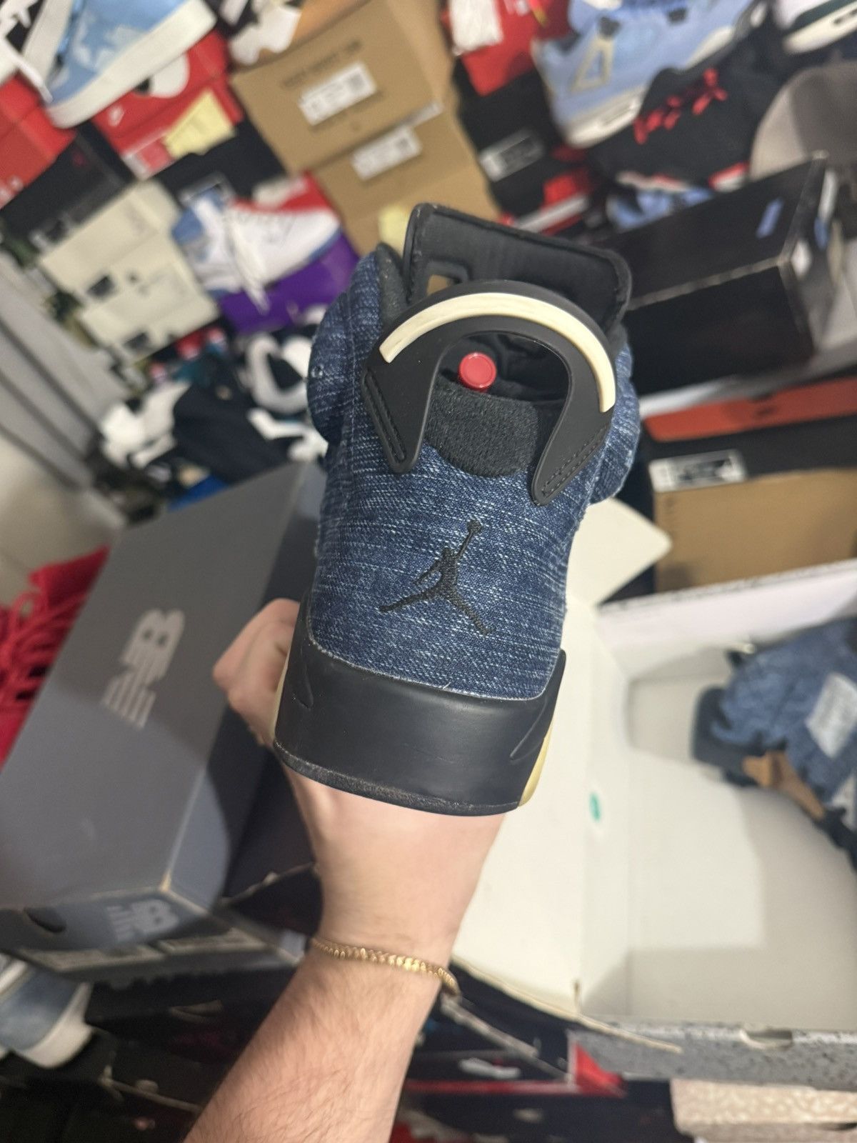 Jordan Brand Jordan retro 6 denim sz 9.5 Size US 9.5 / EU 42-43 - 4 Thumbnail