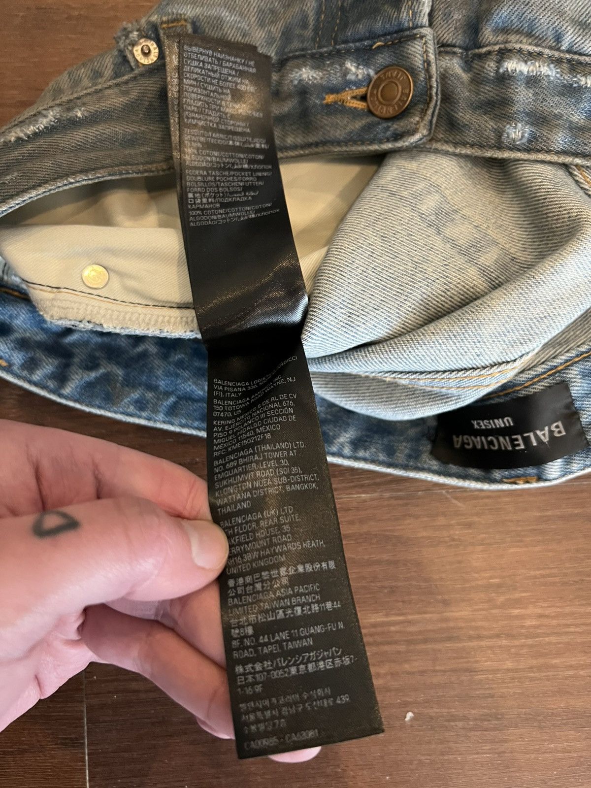 Balenciaga Balenciaga Patched Pockets Baggy Denim Size US 32 / EU 48 - 12 Thumbnail