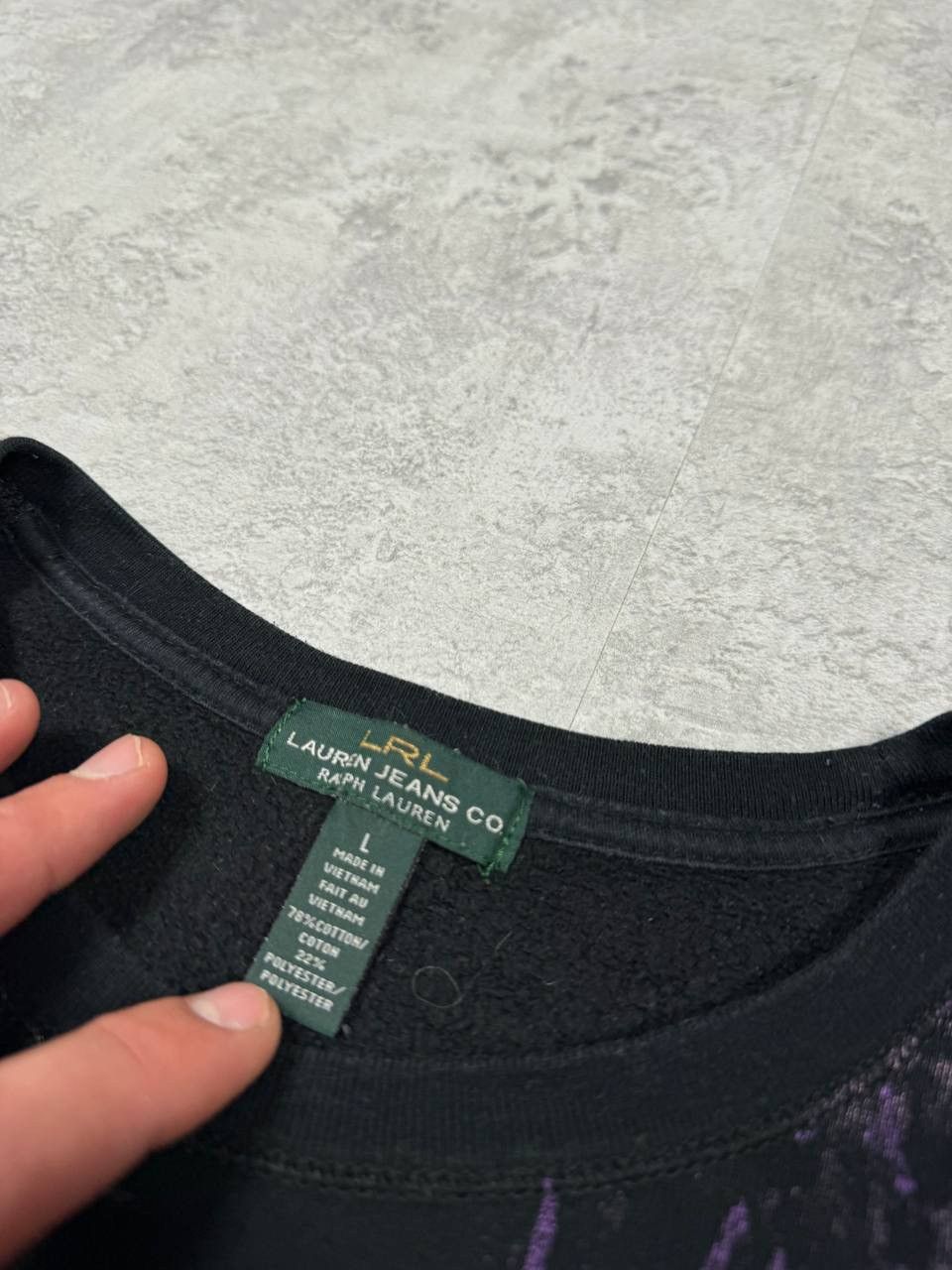 RRL Ralph Lauren Vintage Polo Ralph Lauren RLR Womens Sweatshirt Big Logo Size L / US 10 / IT 46 - 10 Thumbnail