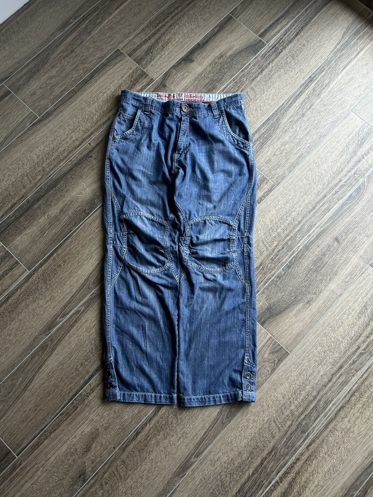Japanese Brand × Vintage Thor Stainer Japanese brand denim pants y2k Size US 32 / EU 48 - 1 Thumbnail