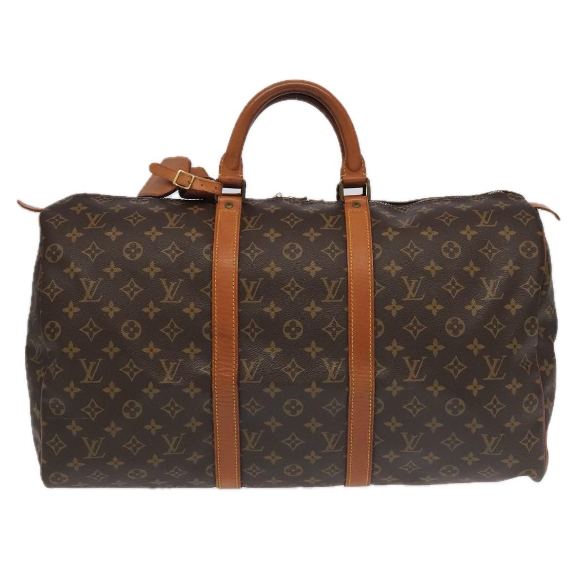 Louis Vuitton Keepall 50 Brown Canvas Travel Bag (Pre-Owned) Size ONE SIZE - 1 Thumbnail
