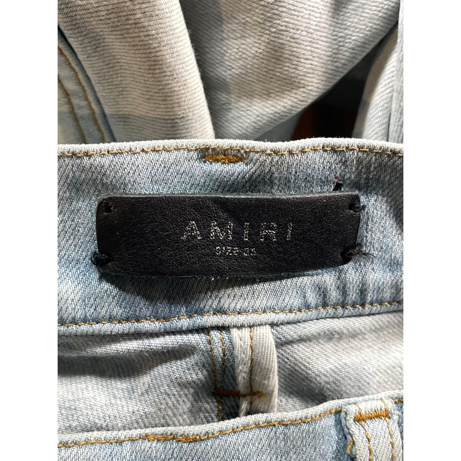 Amiri Amiri MX1 Camo Patch Light Wash Jeans Size US 36 / EU 52 - 7 Thumbnail