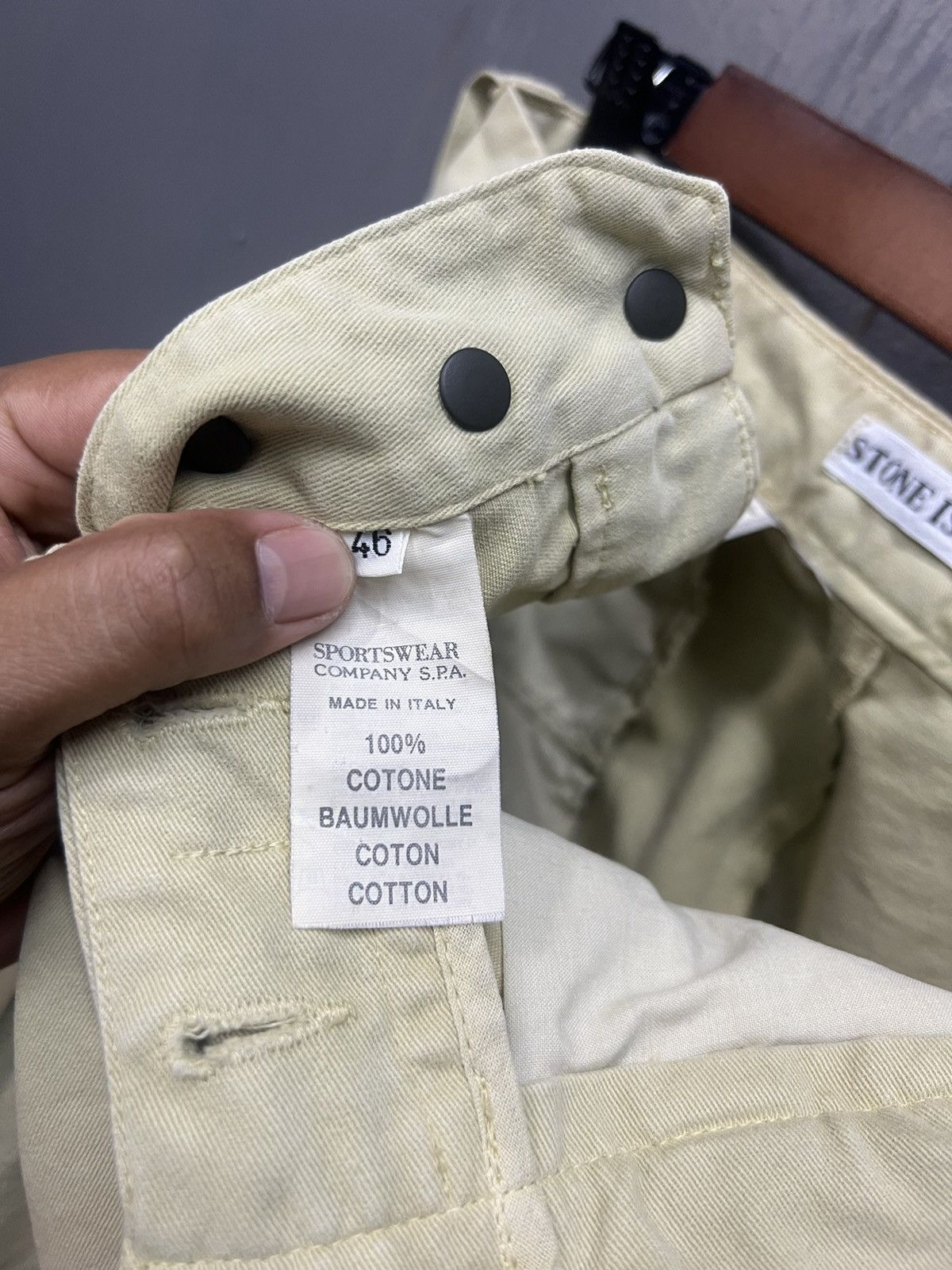 Stone Island Vintage Stone Island Khakis Pants Size 31" Size US 31 - 11 Thumbnail