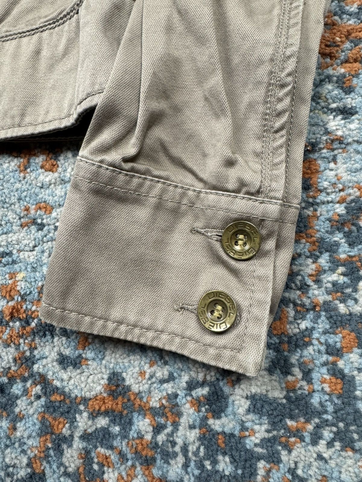 Diesel × Japanese Brand × Vintage Vintage 00s Diesel cropped biker jacket avant-garde design Size M / US 6-8 / IT 42-44 - 10 Thumbnail